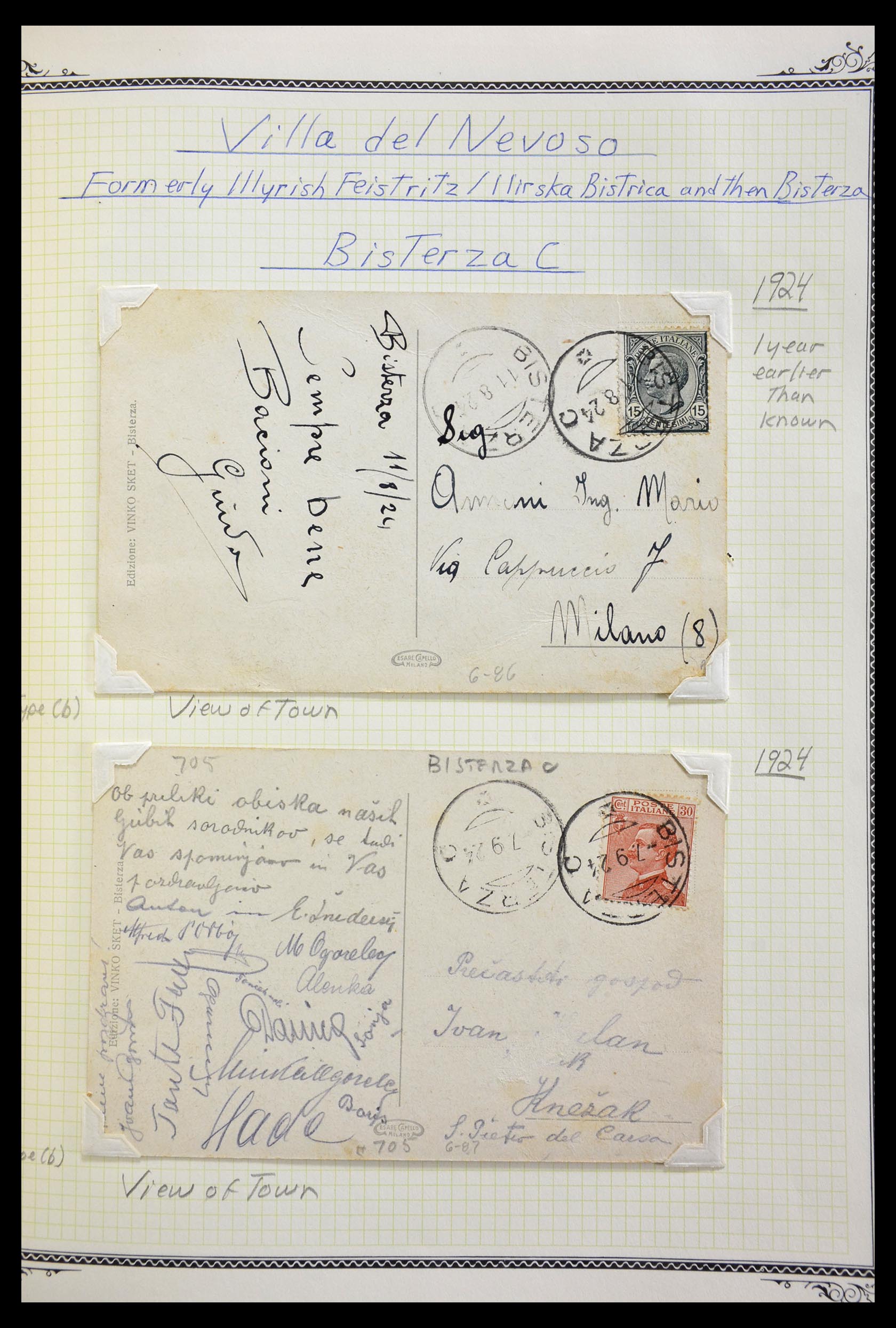 29293 827 - 29293 Italy cancellation collection 1870-1949.