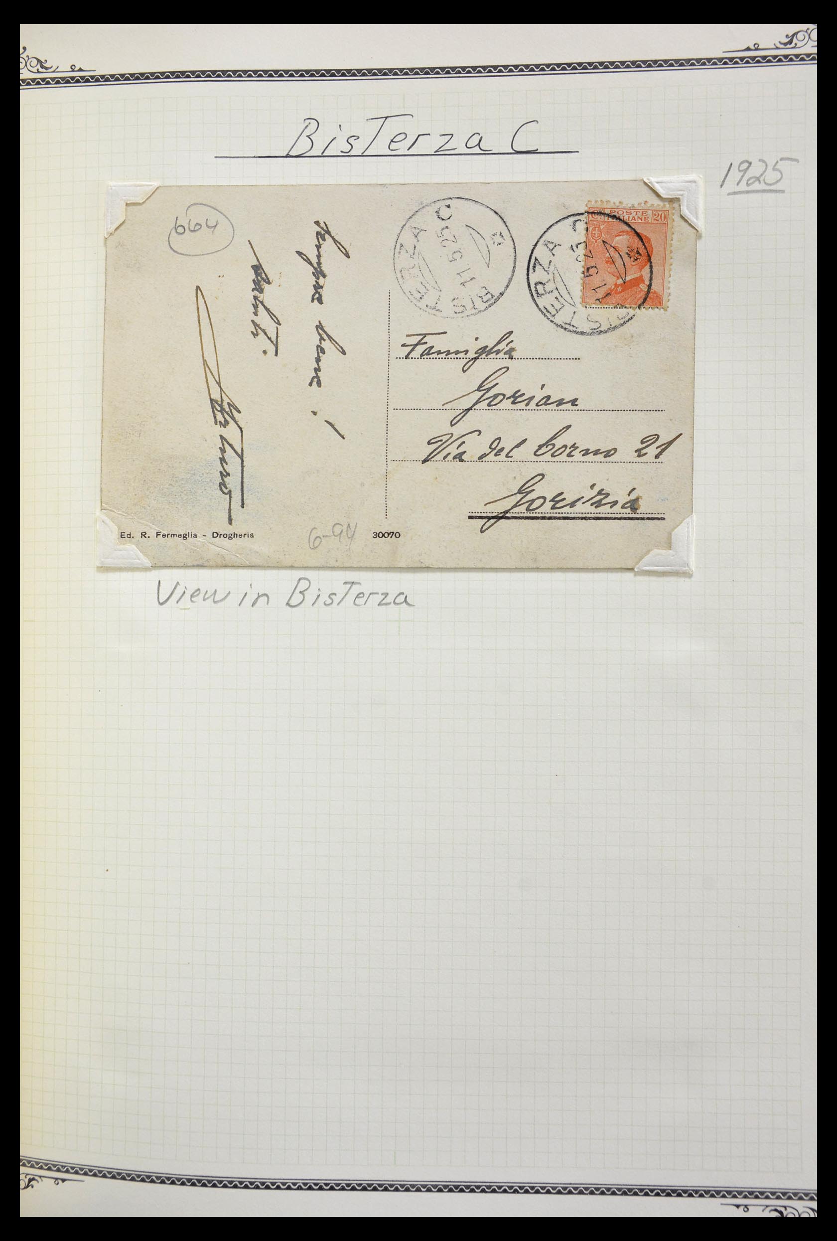 29293 828 - 29293 Italy cancellation collection 1870-1949.