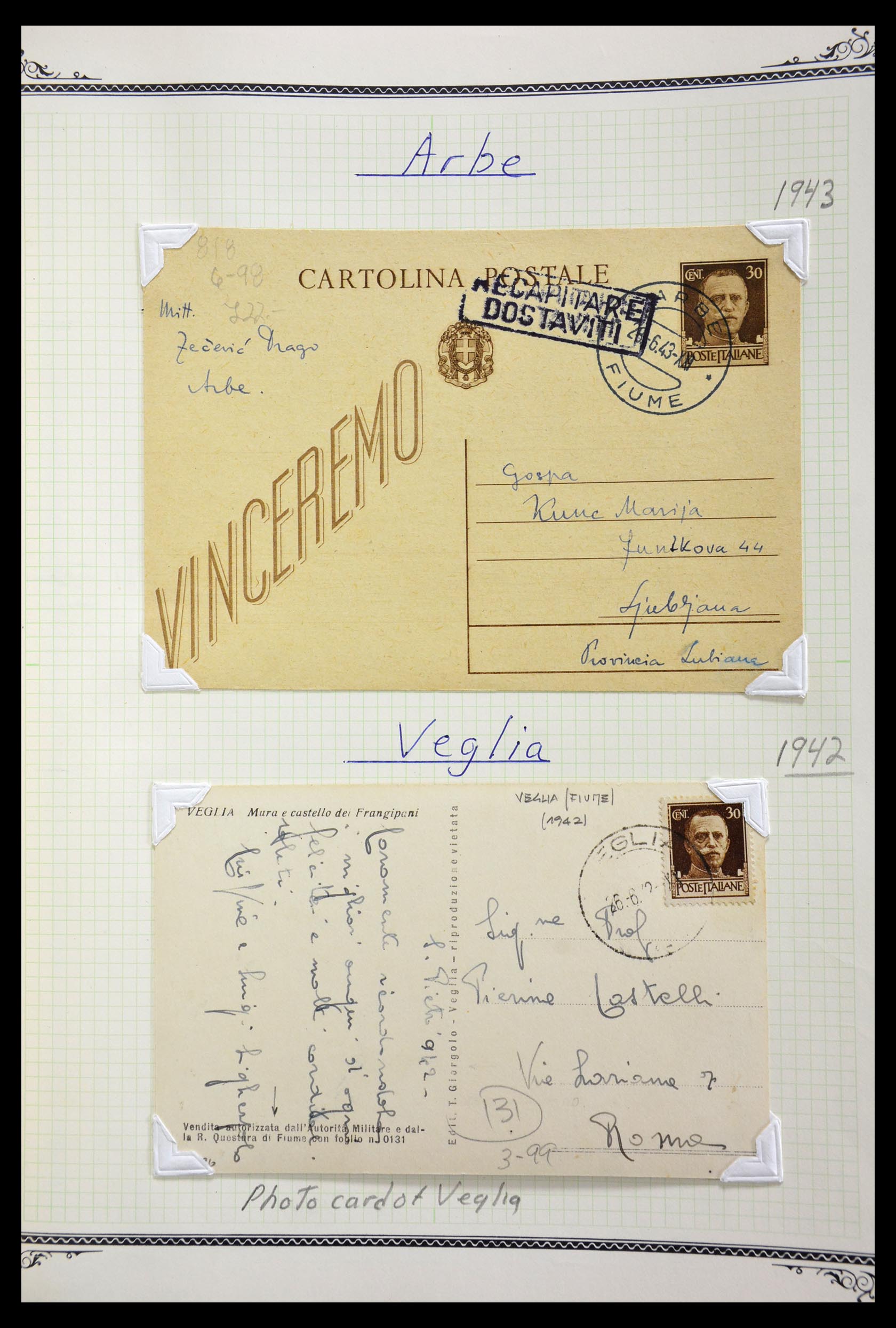 29293 831 - 29293 Italy cancellation collection 1870-1949.