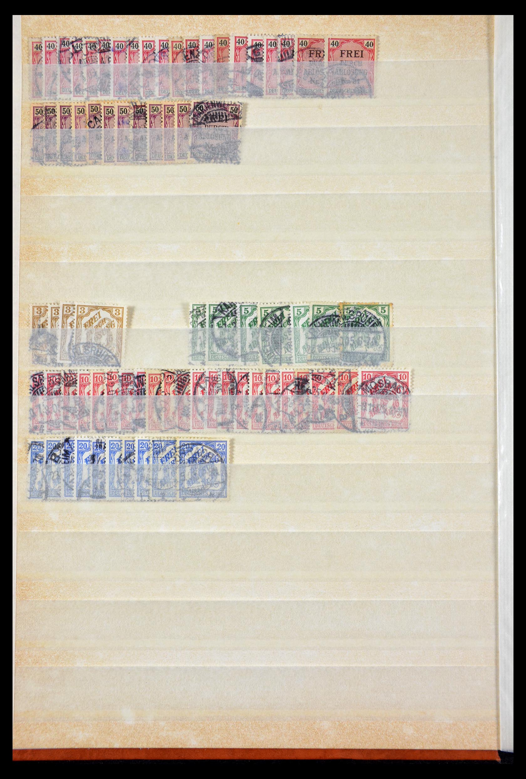 29314 002 - 29314 German Reich service stamps.