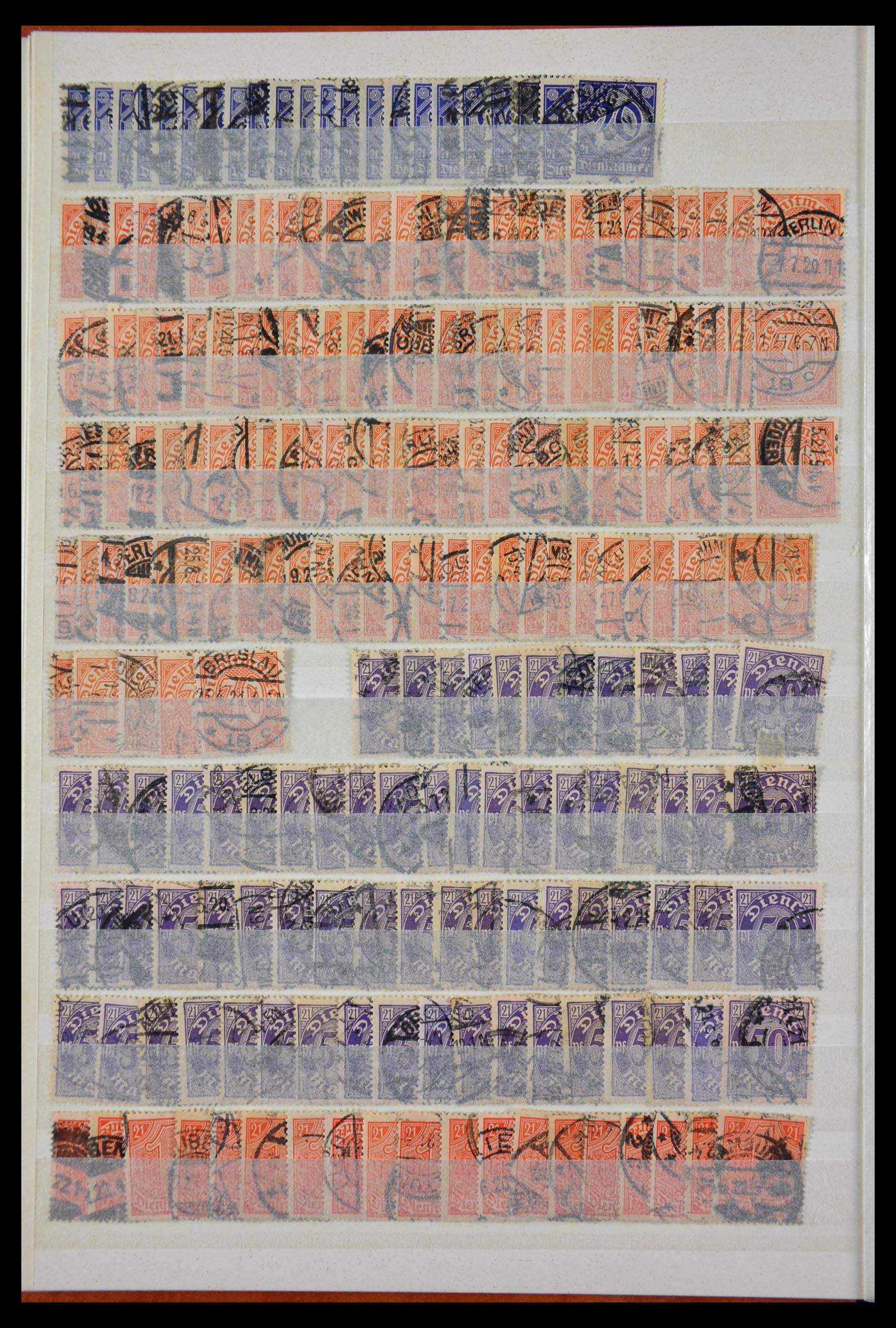 29314 004 - 29314 German Reich service stamps.