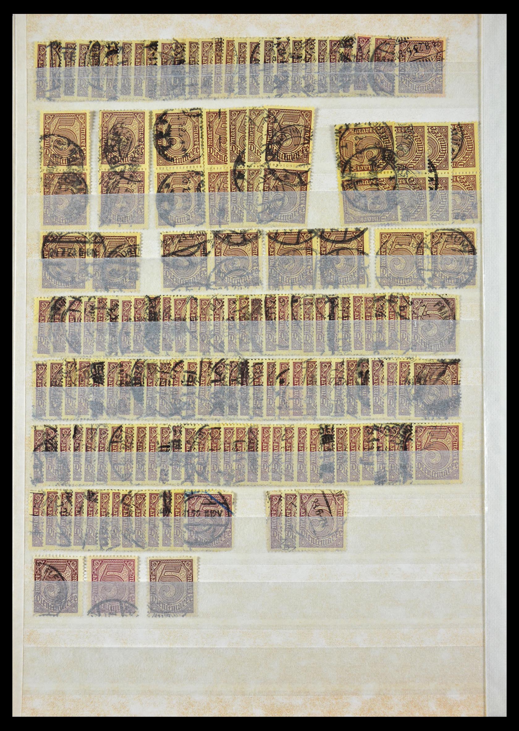 29314 012 - 29314 German Reich service stamps.