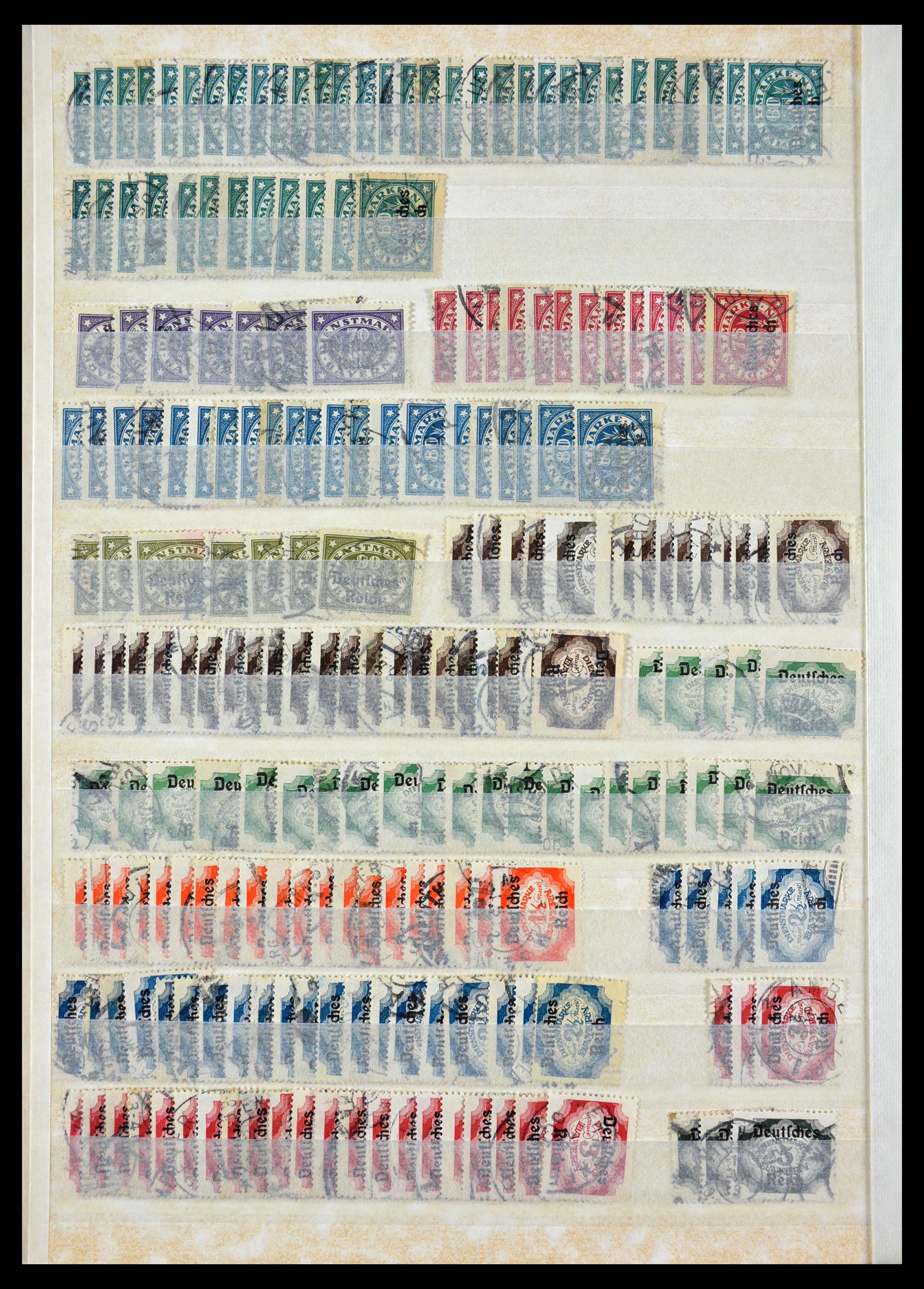 29314 014 - 29314 German Reich service stamps.
