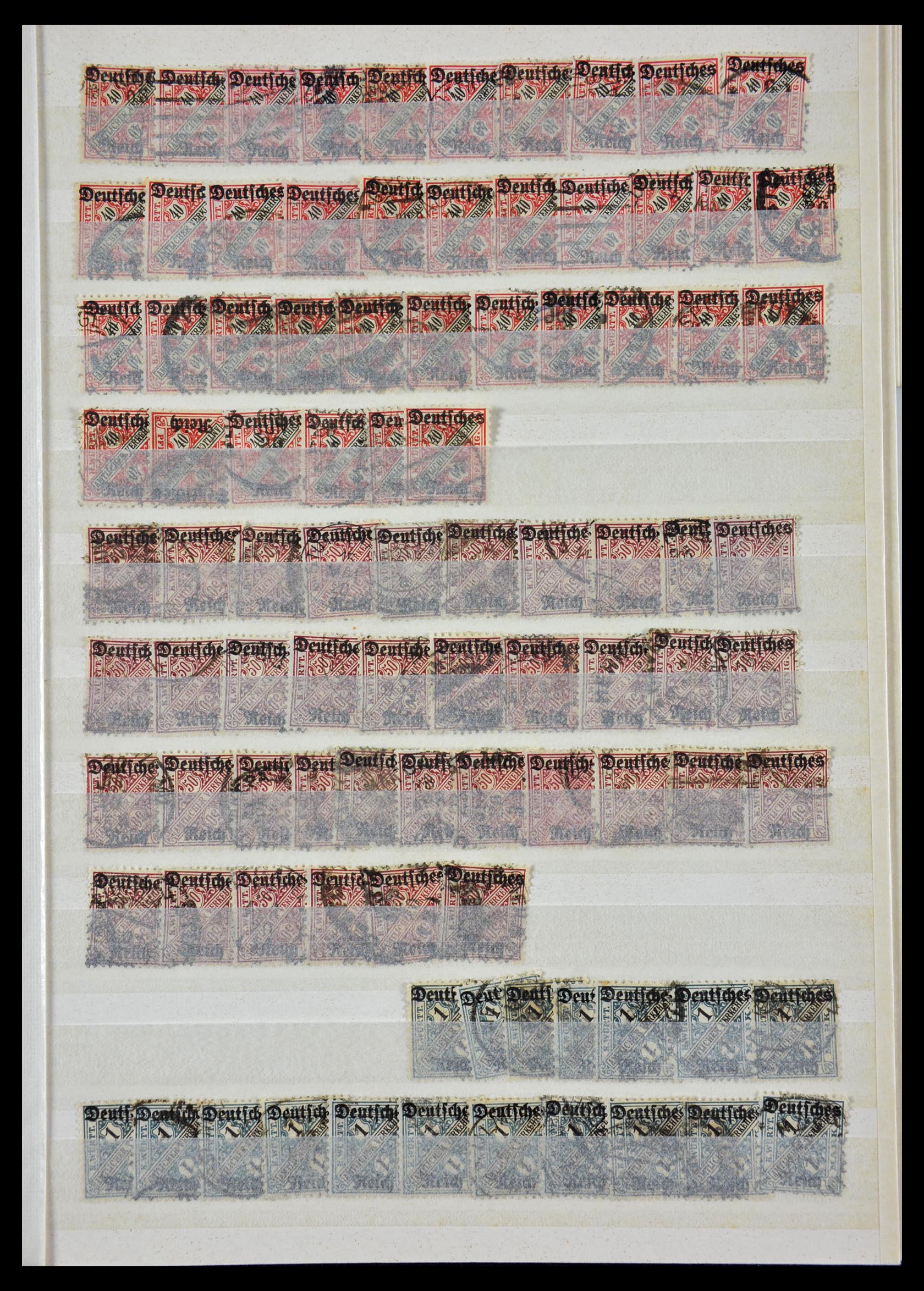 29314 017 - 29314 German Reich service stamps.