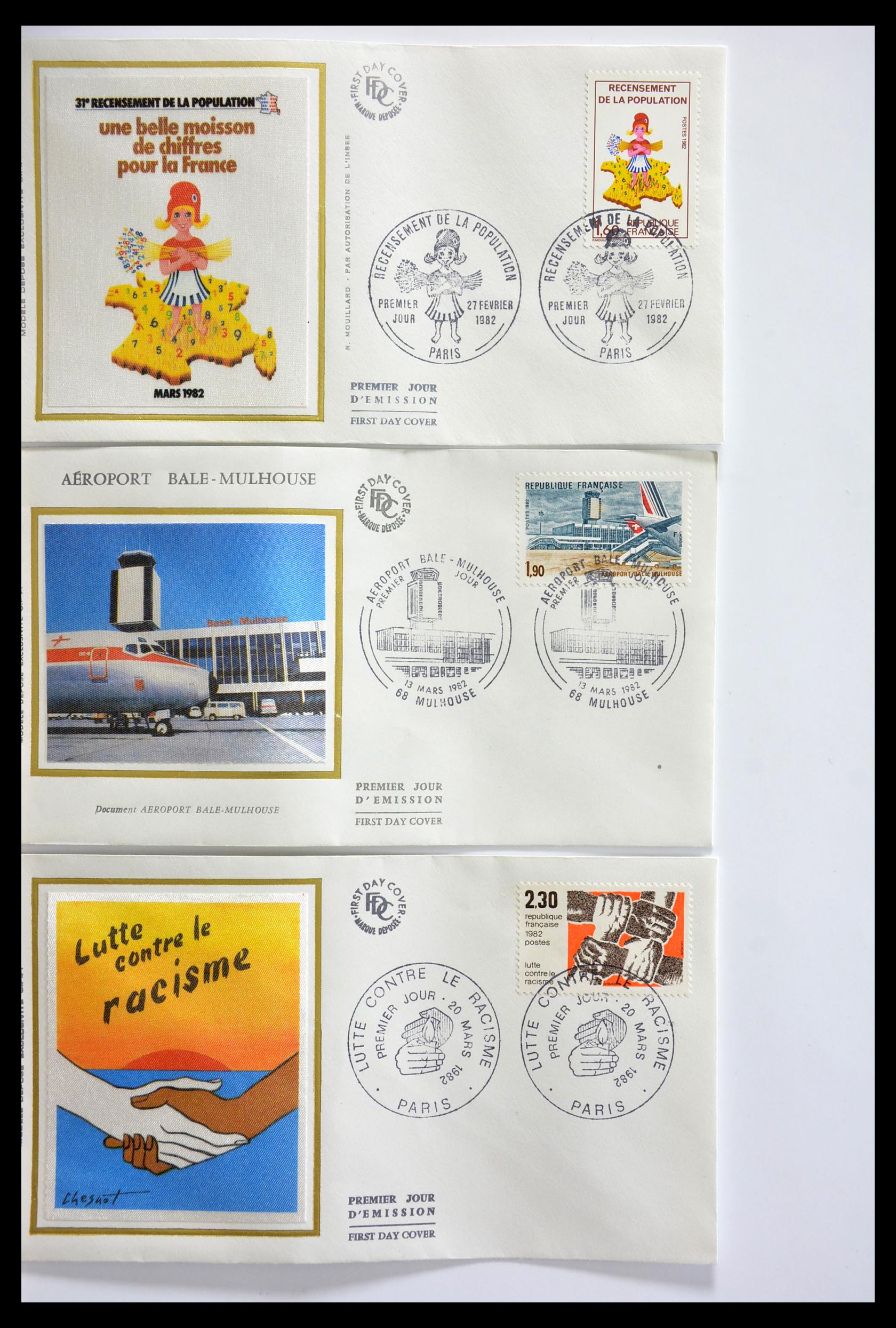29331 006 - 29331 Frankrijk speciale fdc's 1968-1981.