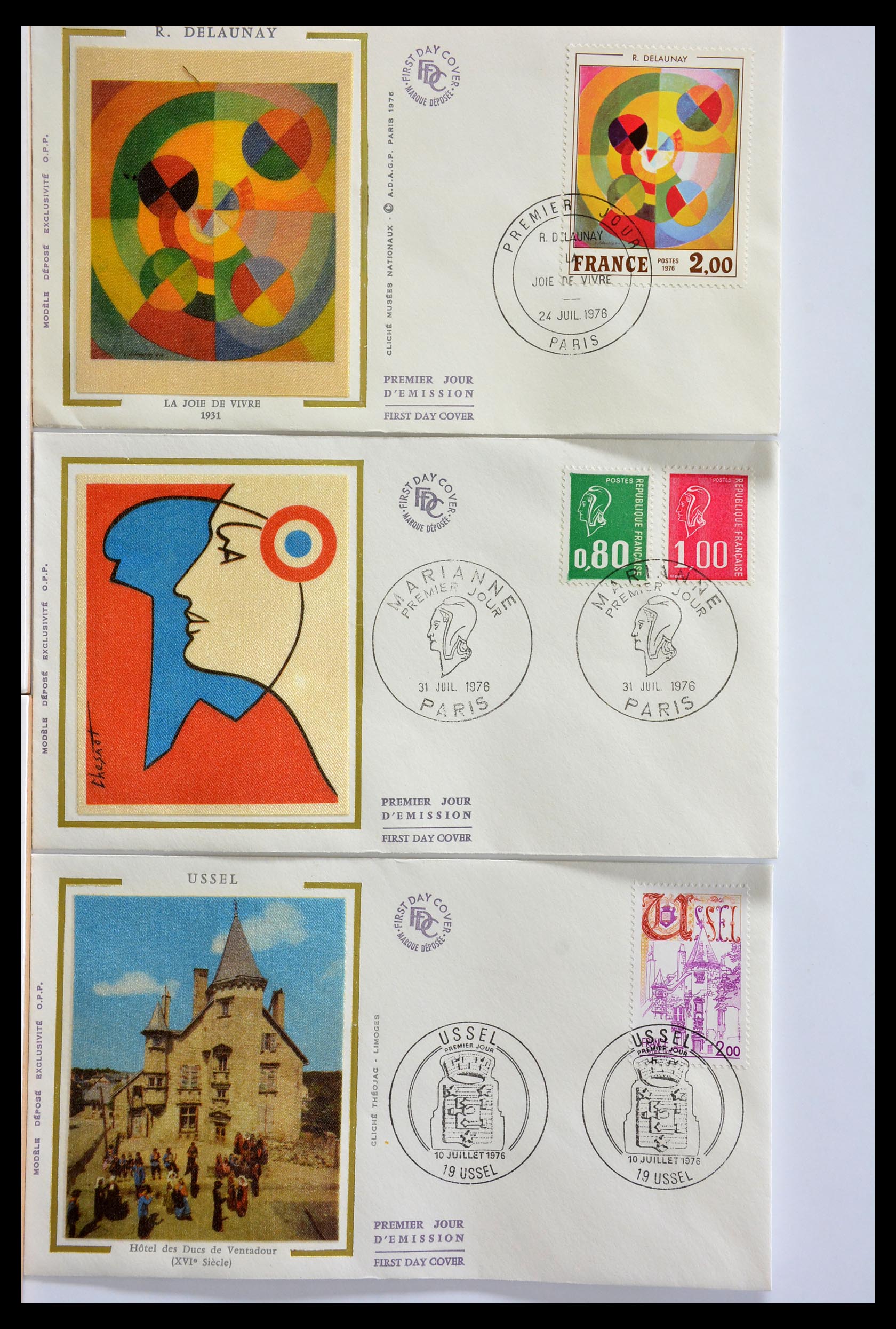 29331 056 - 29331 Frankrijk speciale fdc's 1968-1981.