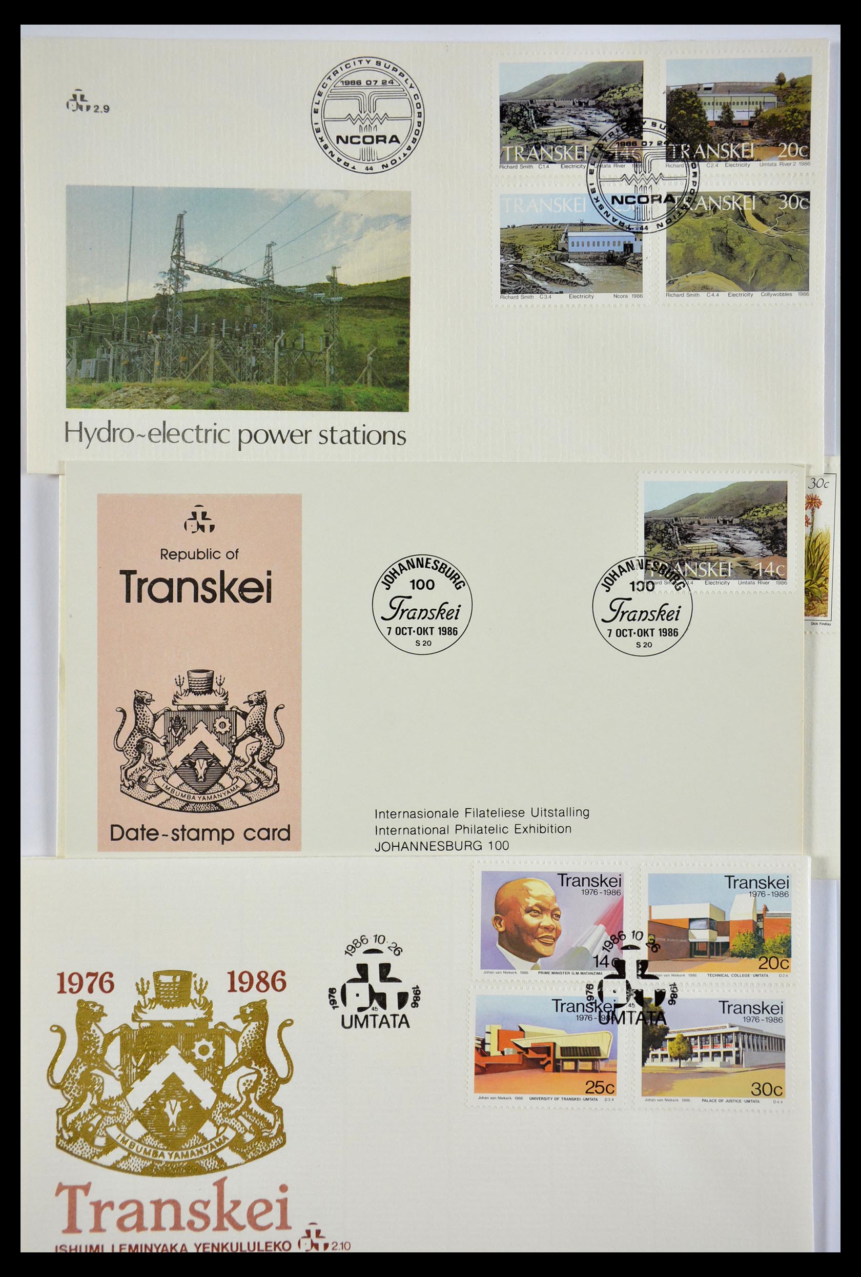 29356 543 - 29356 South Africa homelands first day covers 1979-1991.