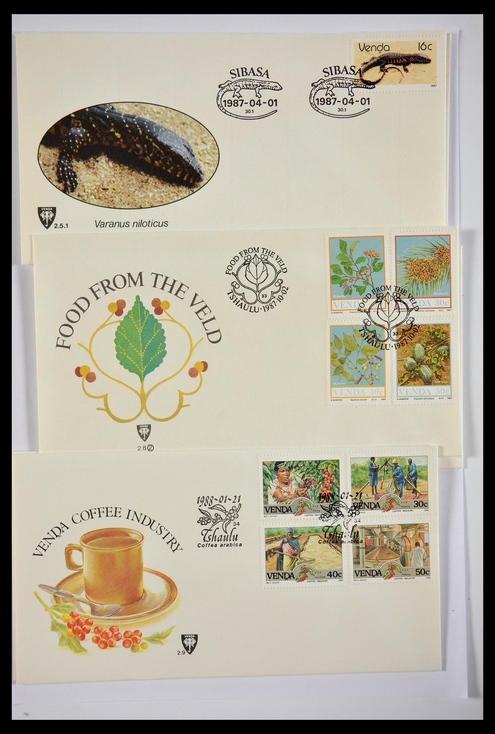 29356 574 - 29356 South Africa homelands first day covers 1979-1991.