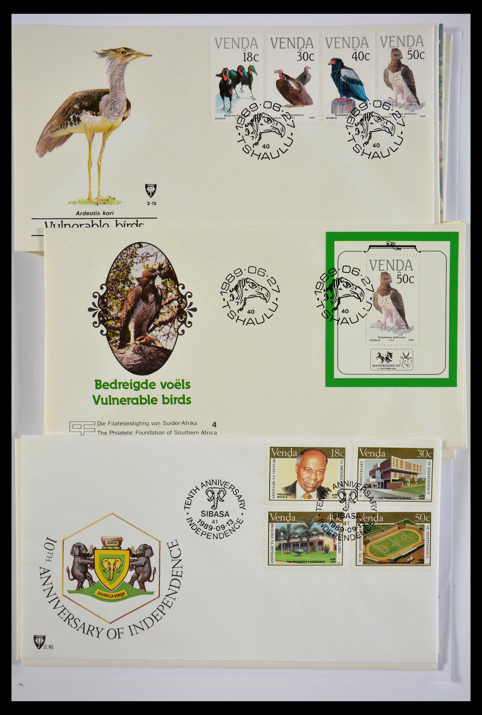 29356 577 - 29356 South Africa homelands first day covers 1979-1991.