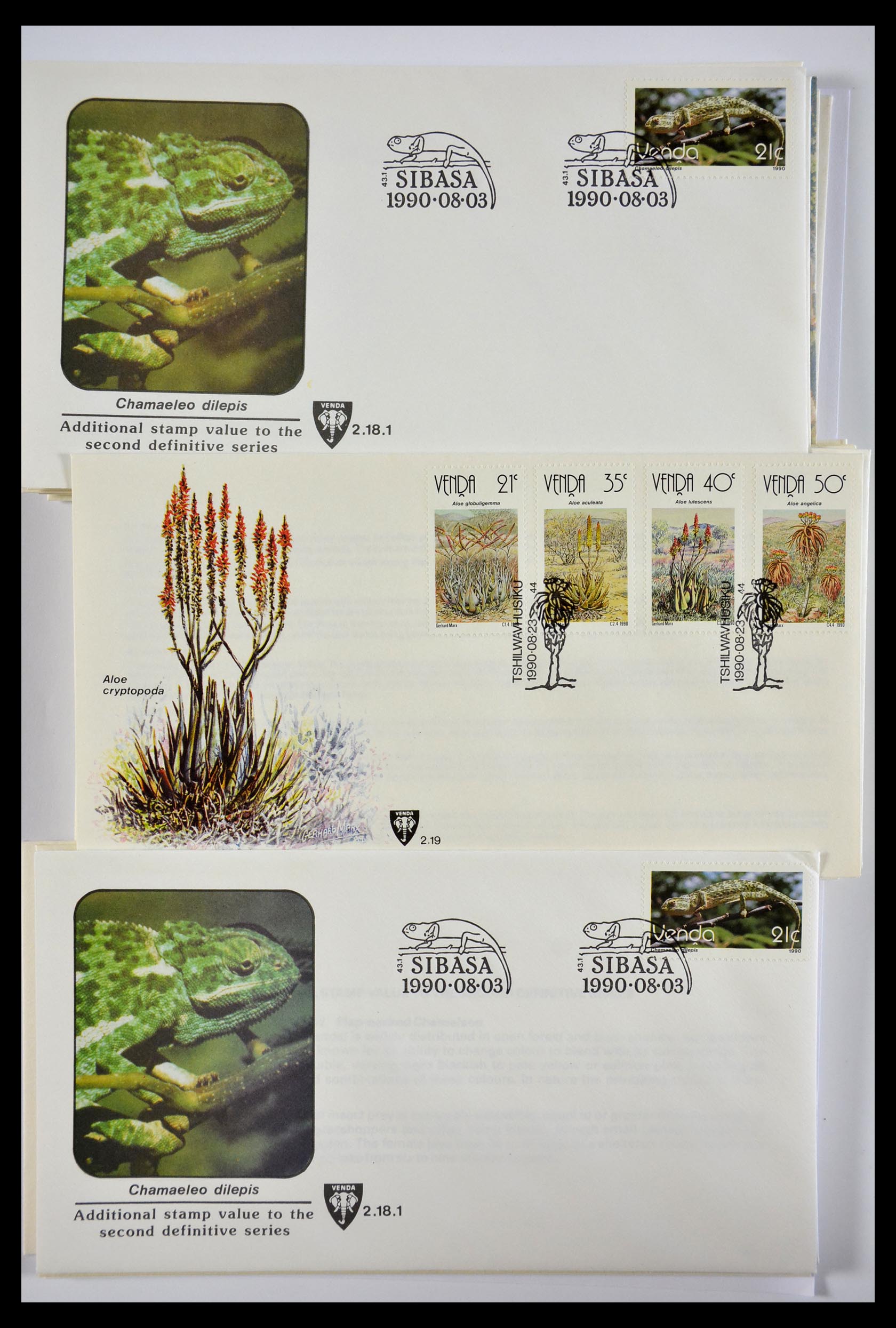 29356 579 - 29356 South Africa homelands first day covers 1979-1991.