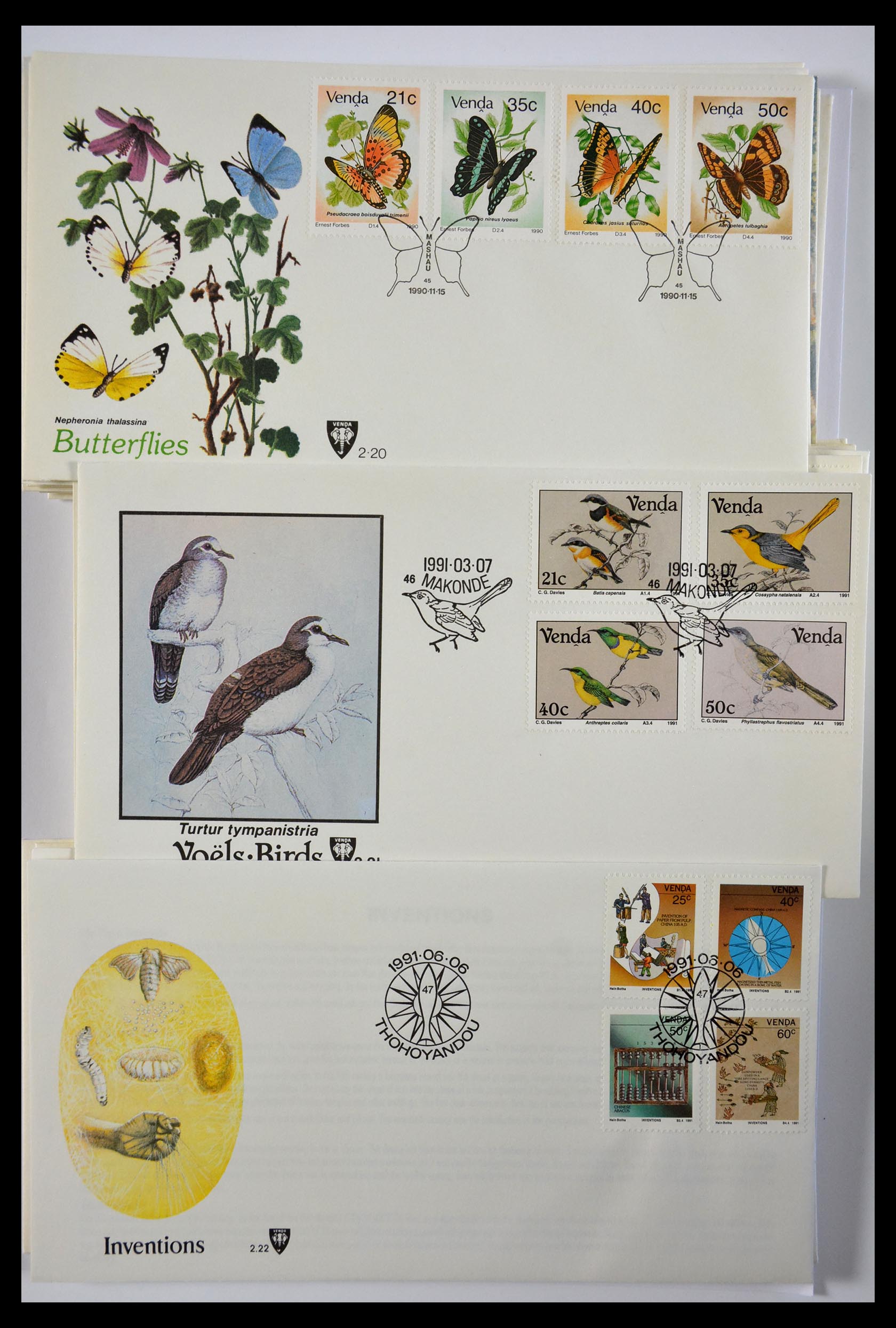 29356 580 - 29356 South Africa homelands first day covers 1979-1991.