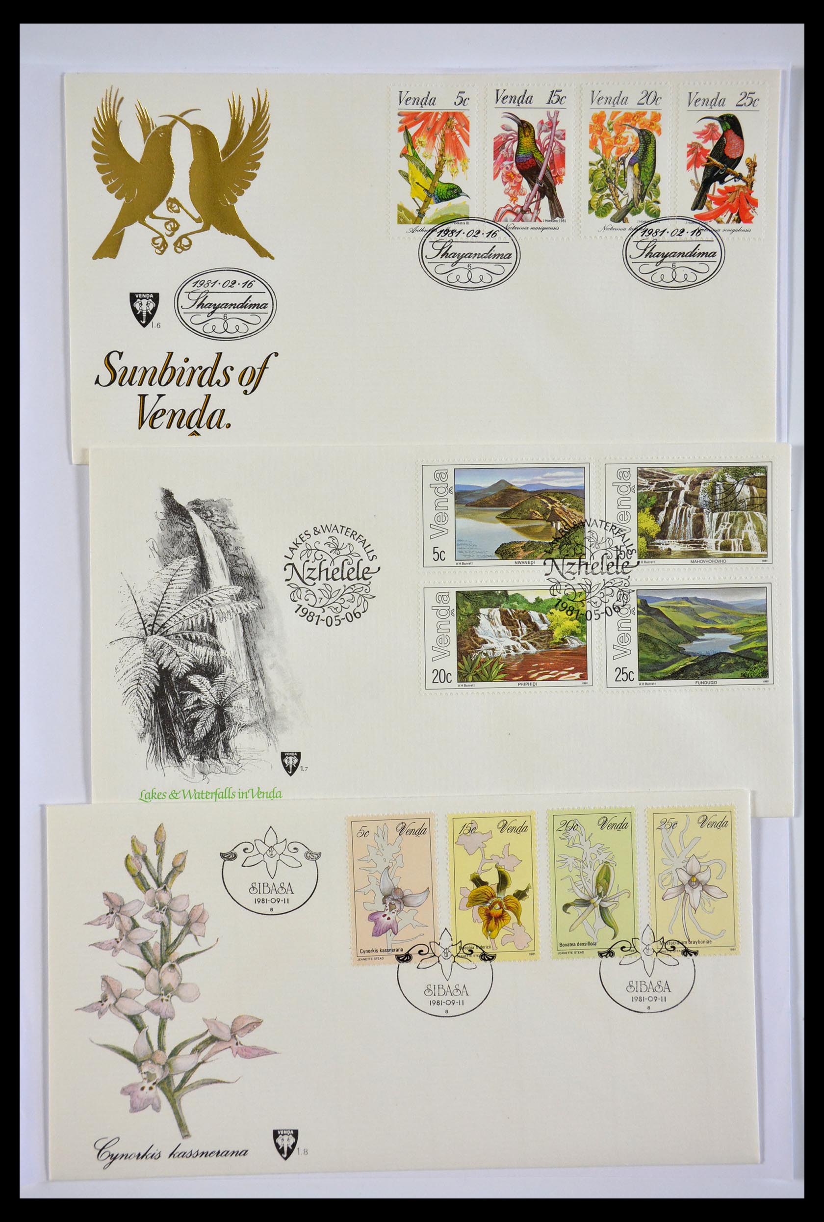 29356 583 - 29356 South Africa homelands first day covers 1979-1991.
