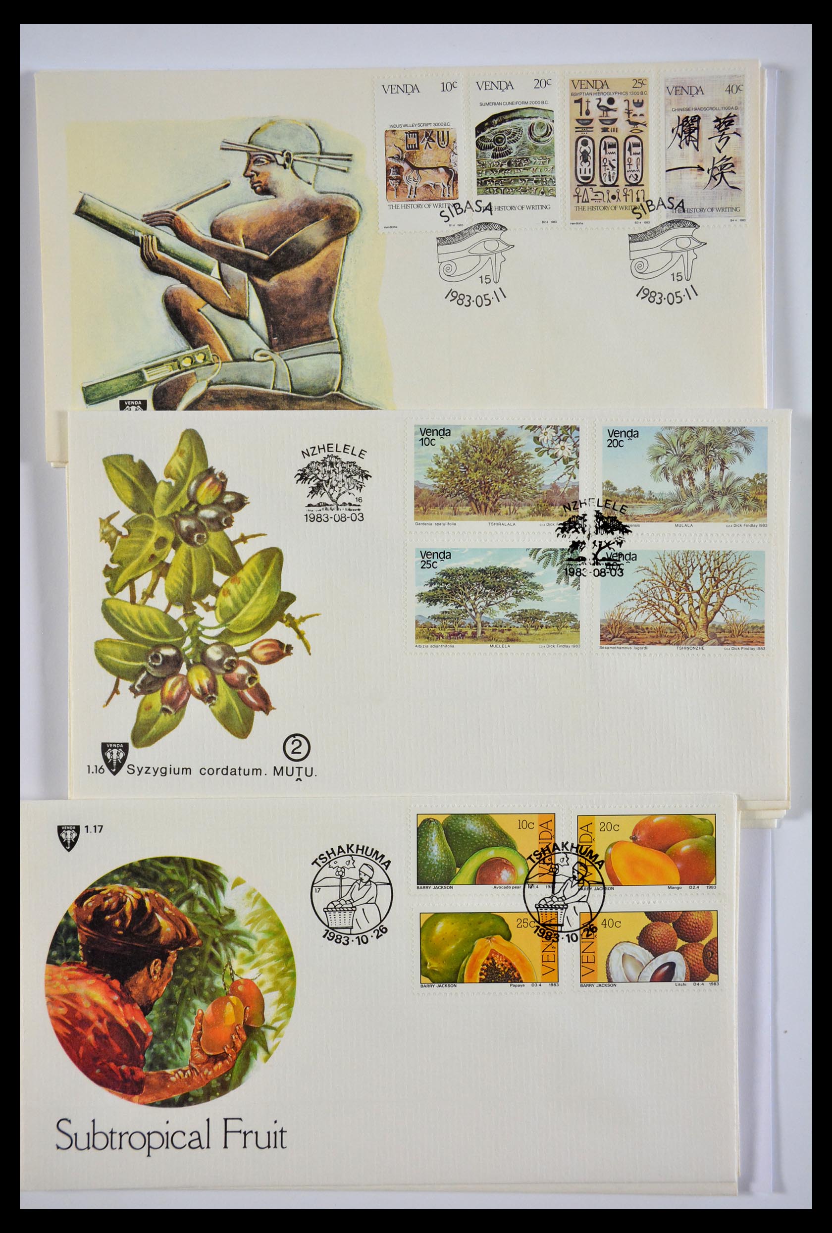29356 586 - 29356 South Africa homelands first day covers 1979-1991.
