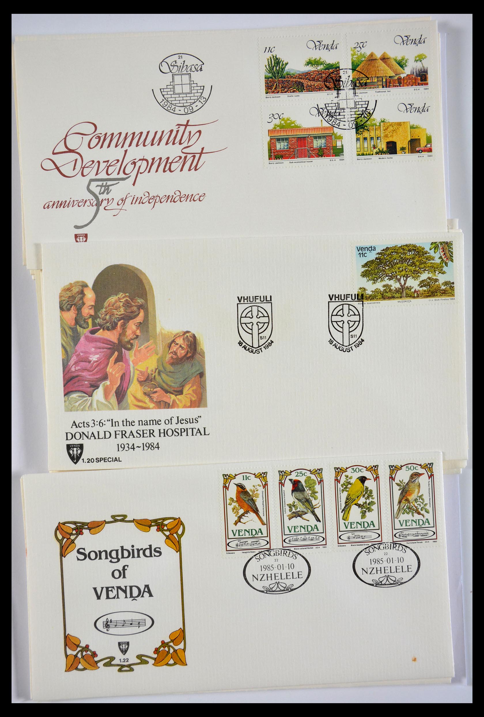 29356 588 - 29356 South Africa homelands first day covers 1979-1991.