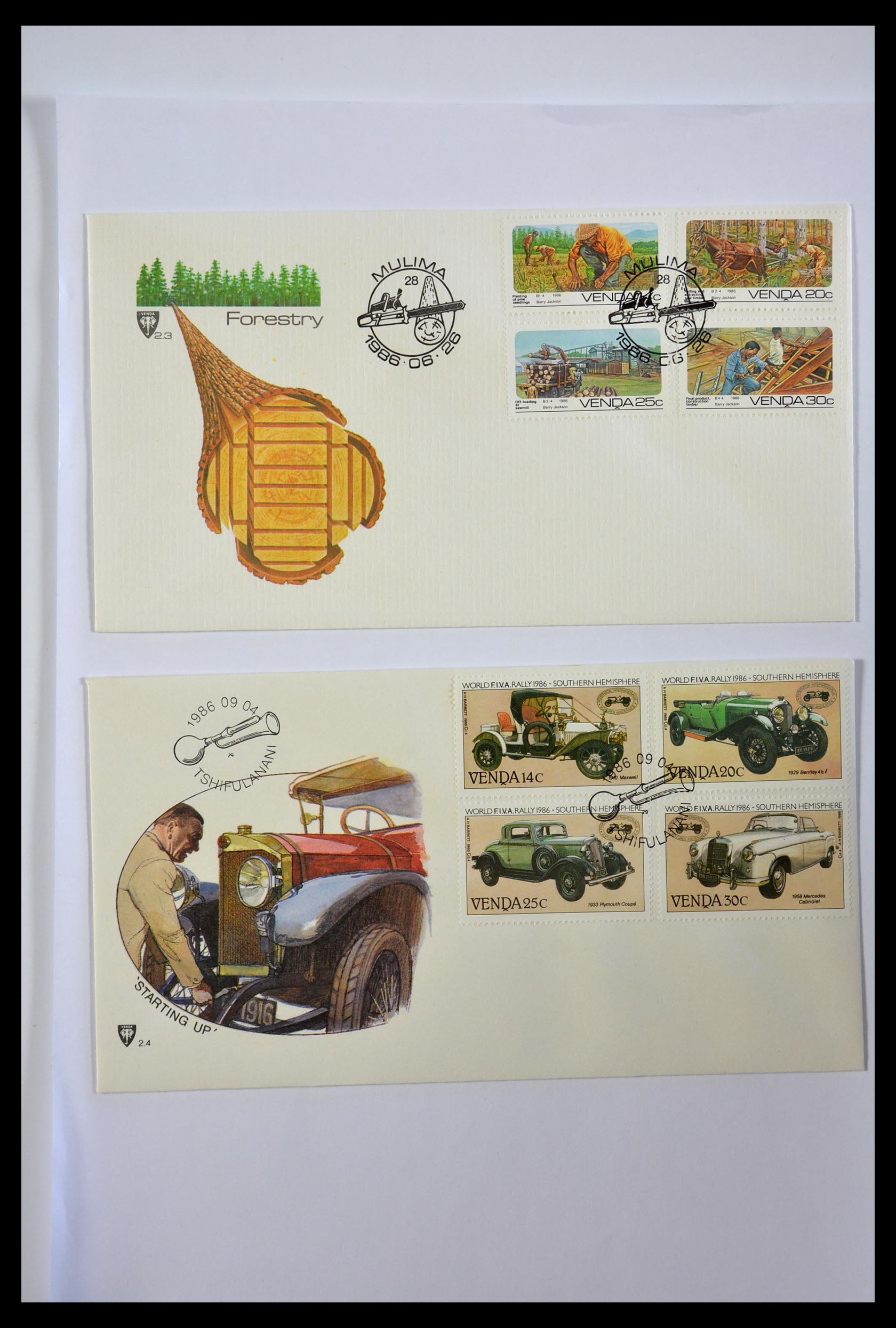 29356 591 - 29356 South Africa homelands first day covers 1979-1991.