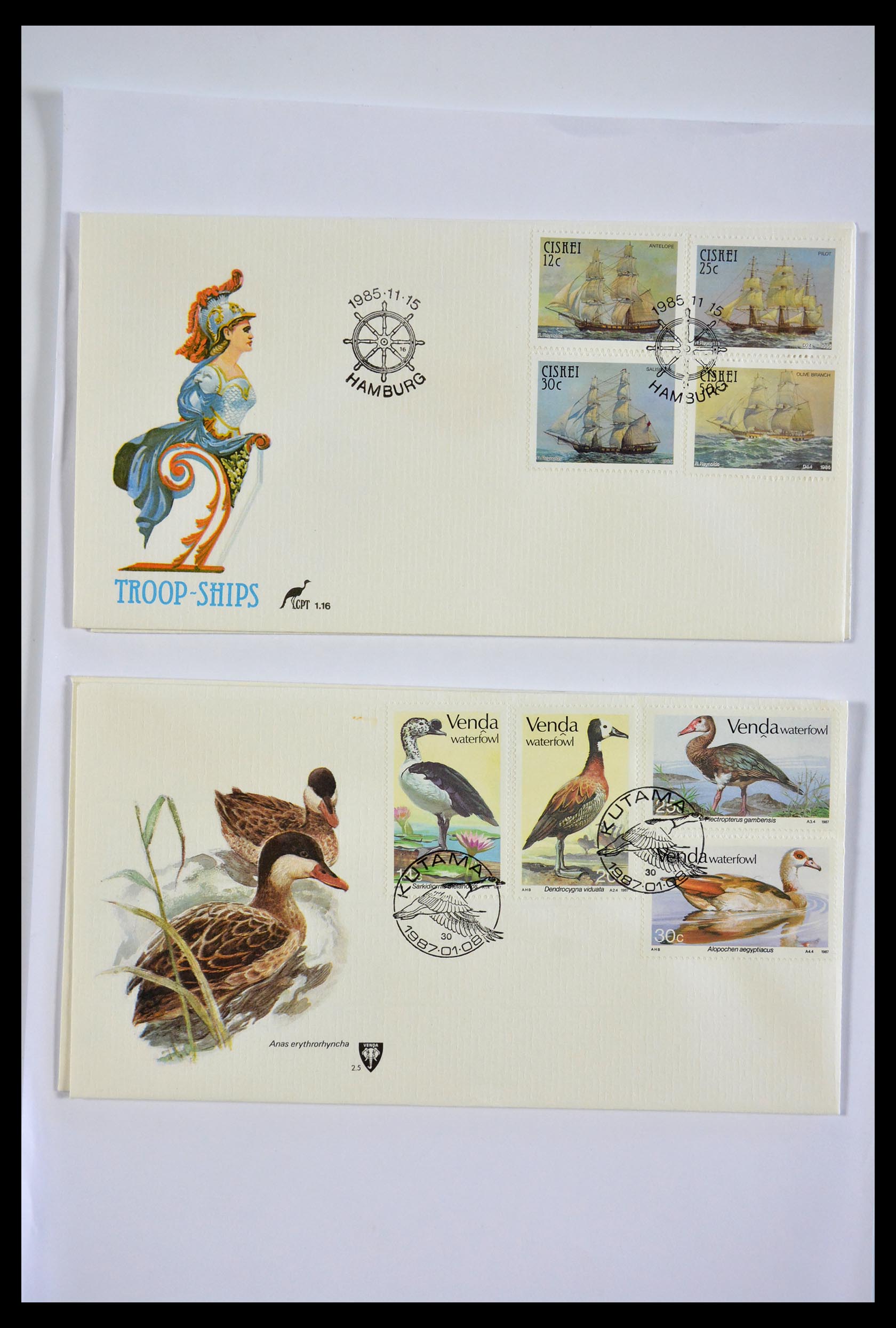 29356 592 - 29356 South Africa homelands first day covers 1979-1991.