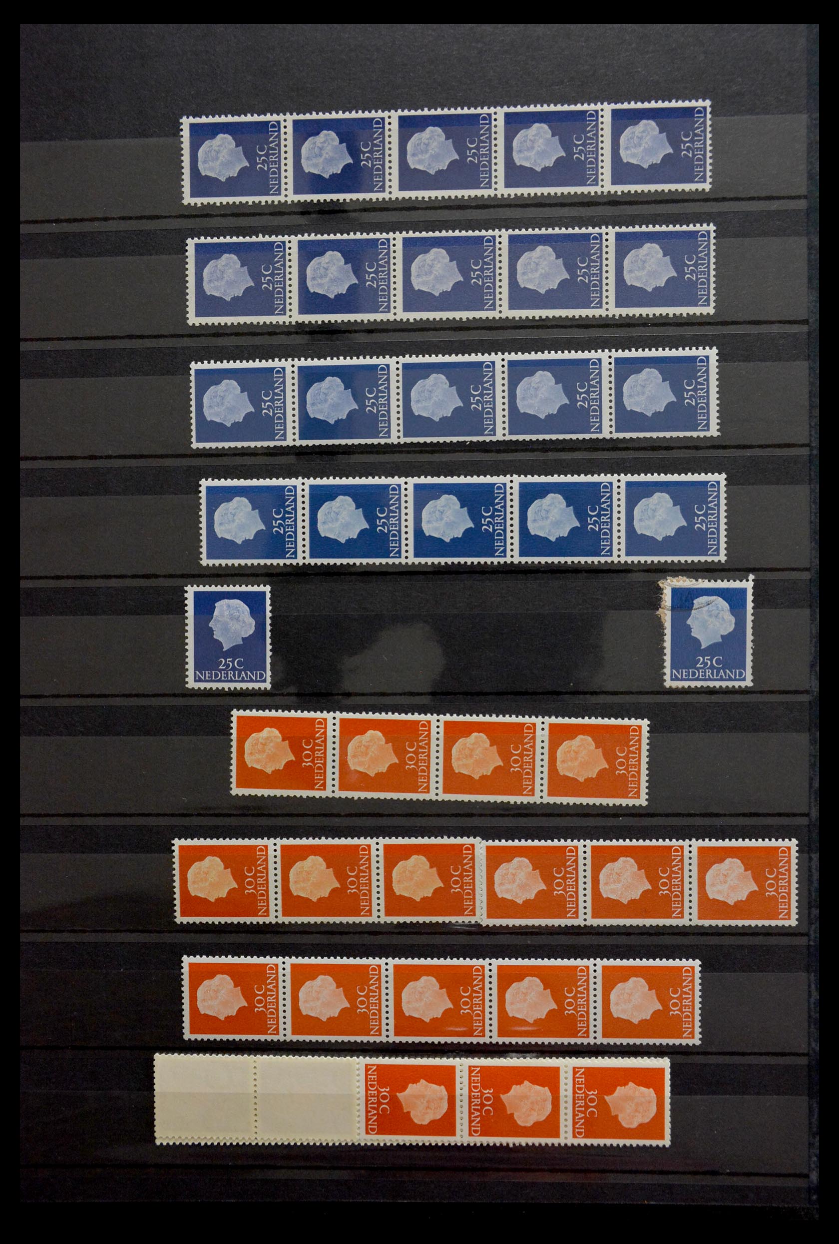 29364 003 - 29364 Netherlands coilstamps 1965-2002.