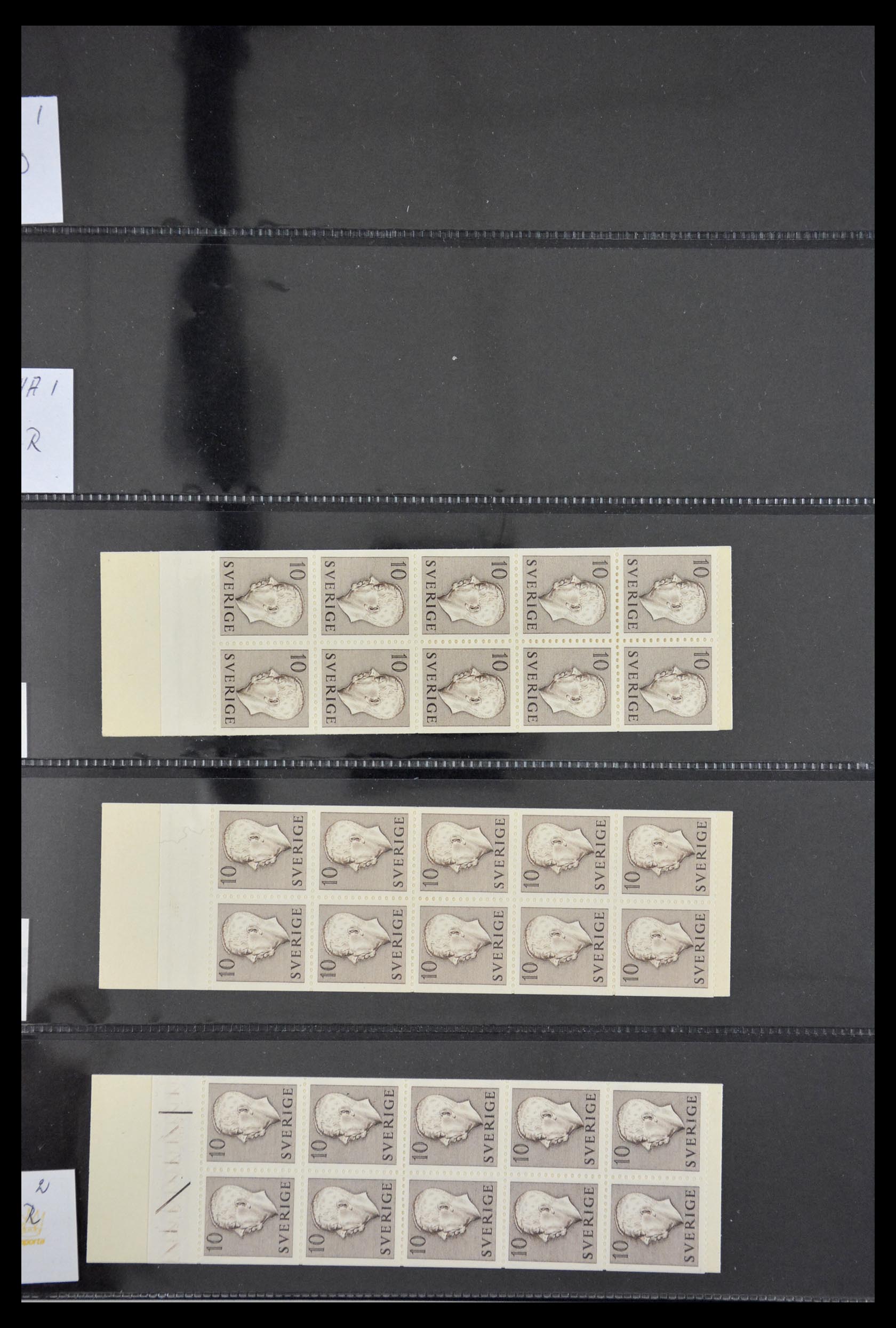 29368 001 - 29368 Sweden stamp booklets 1942-1996.