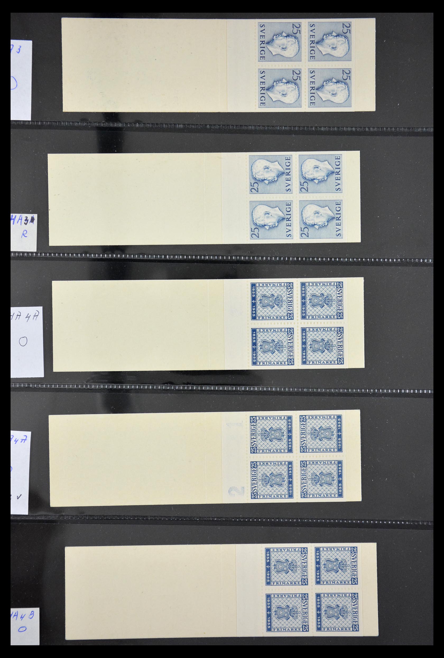 29368 002 - 29368 Zweden postzegelboekjes 1942-1996.