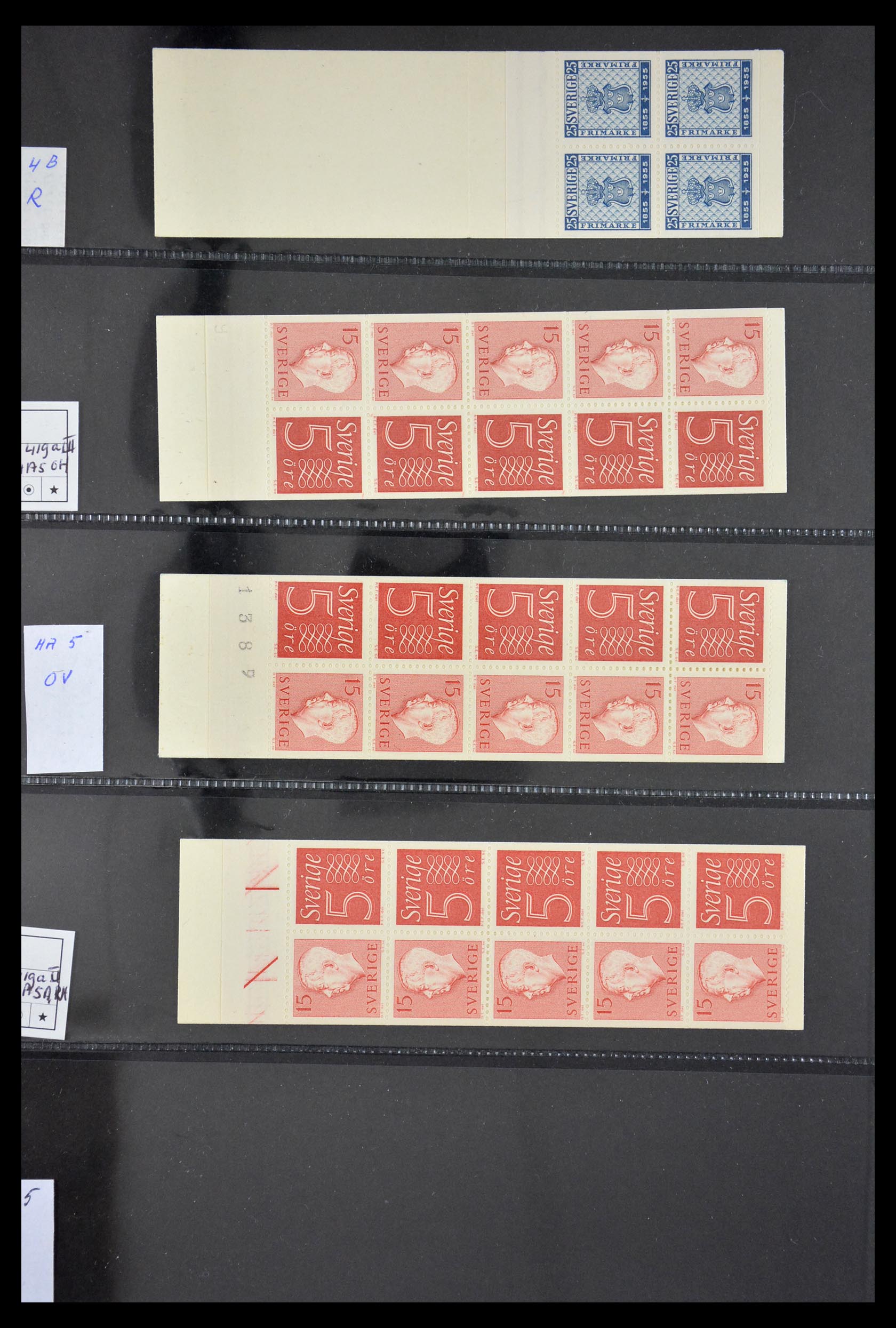 29368 003 - 29368 Zweden postzegelboekjes 1942-1996.