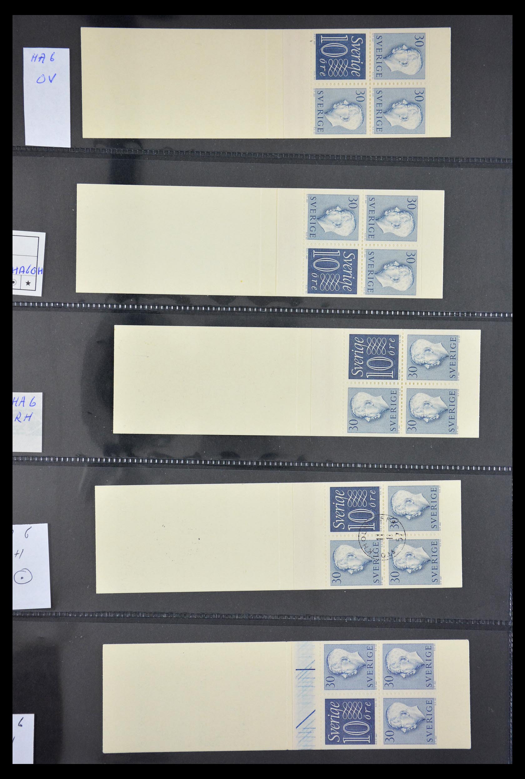 29368 004 - 29368 Sweden stamp booklets 1942-1996.