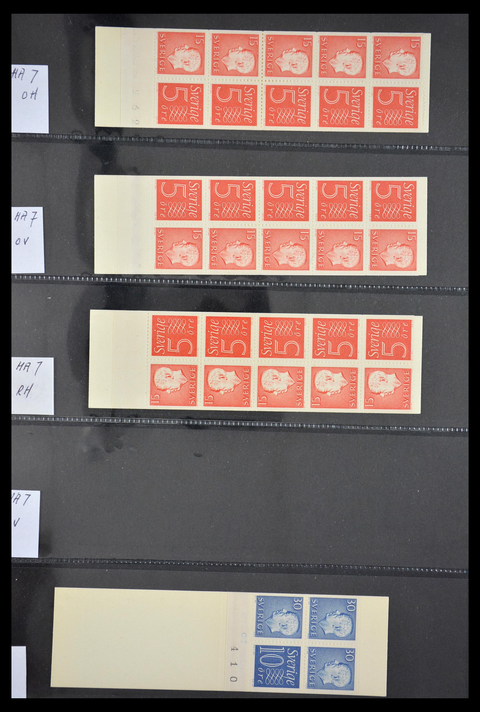29368 005 - 29368 Sweden stamp booklets 1942-1996.