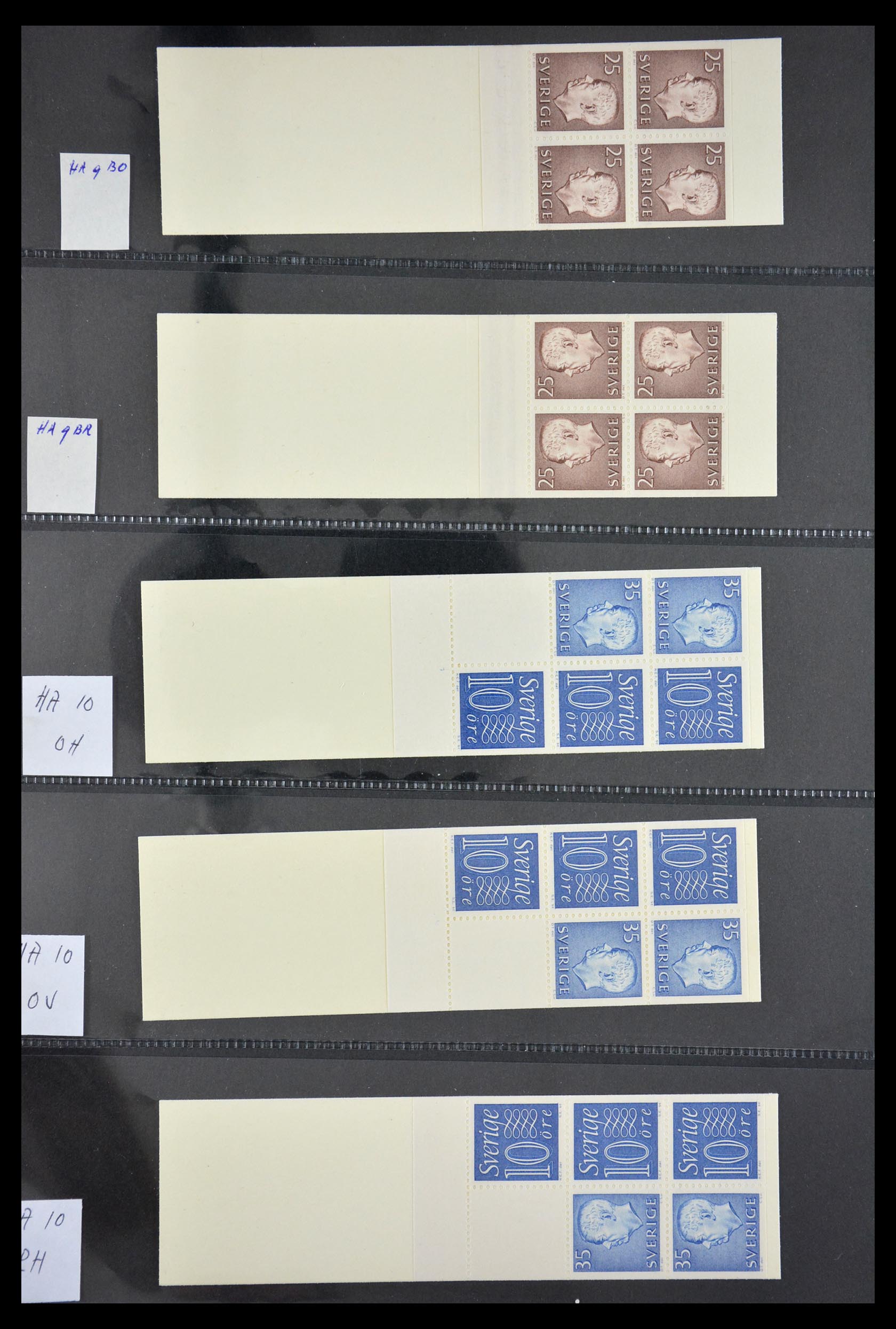 29368 007 - 29368 Zweden postzegelboekjes 1942-1996.