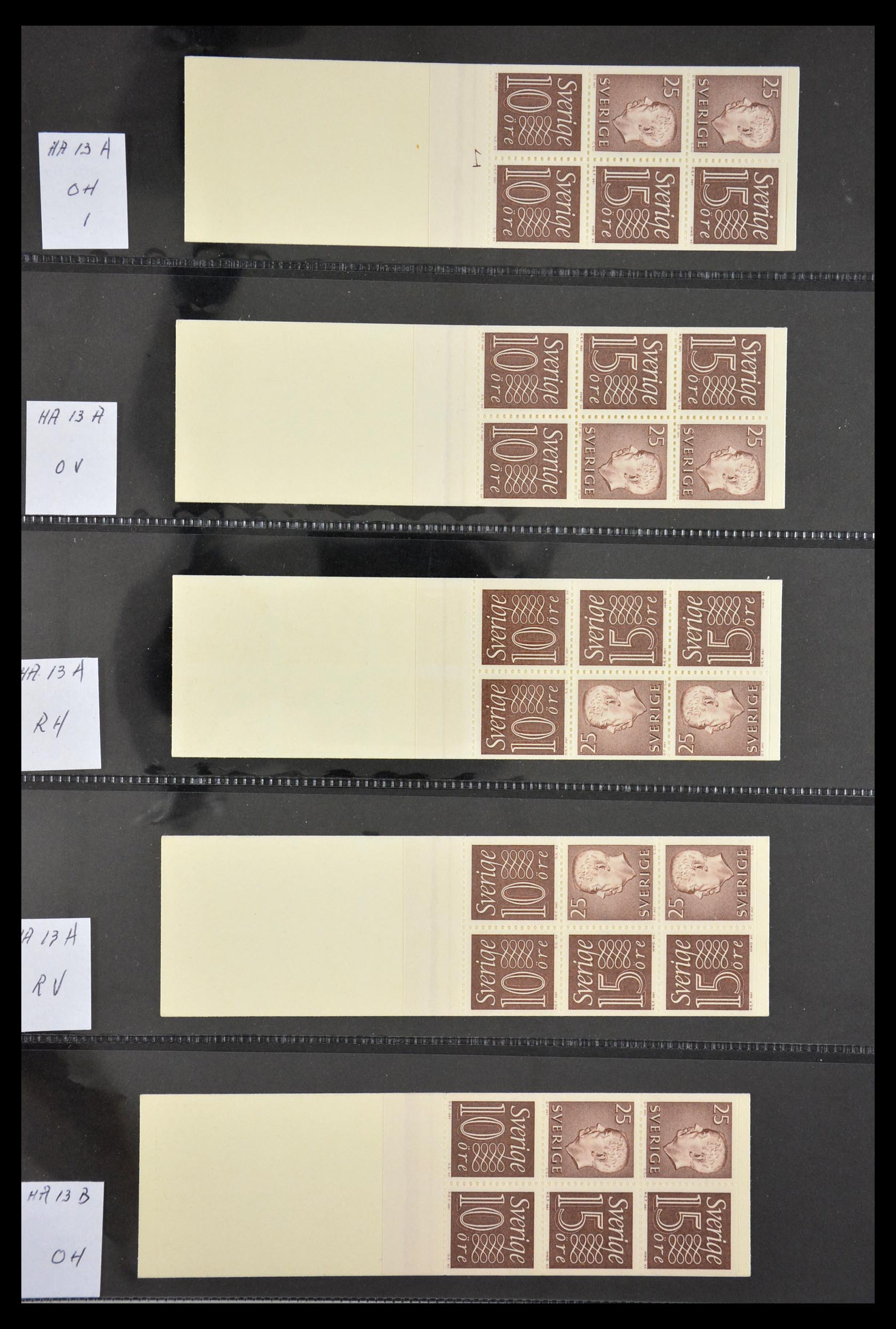 29368 013 - 29368 Zweden postzegelboekjes 1942-1996.