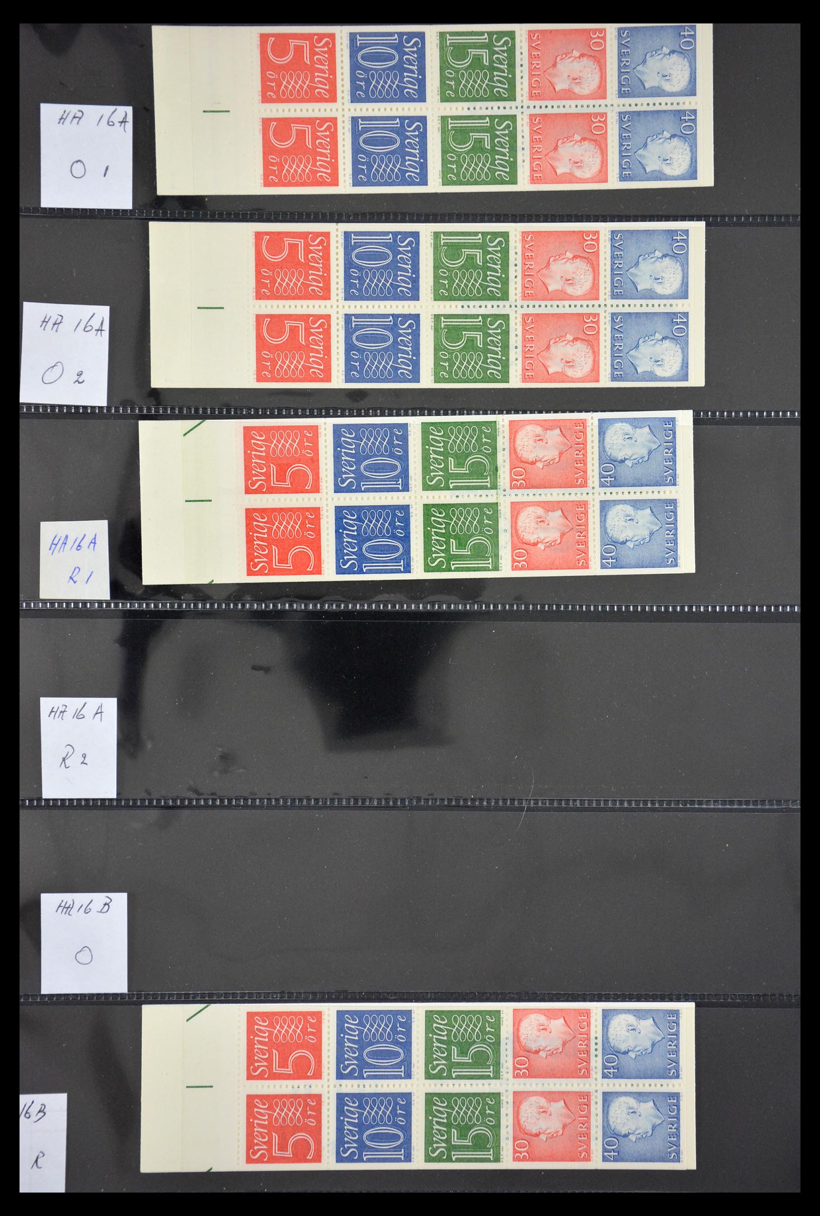 29368 017 - 29368 Sweden stamp booklets 1942-1996.