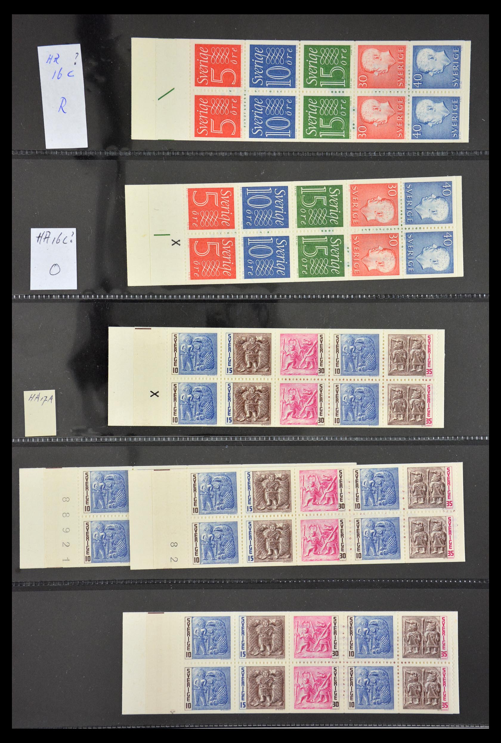 29368 018 - 29368 Zweden postzegelboekjes 1942-1996.