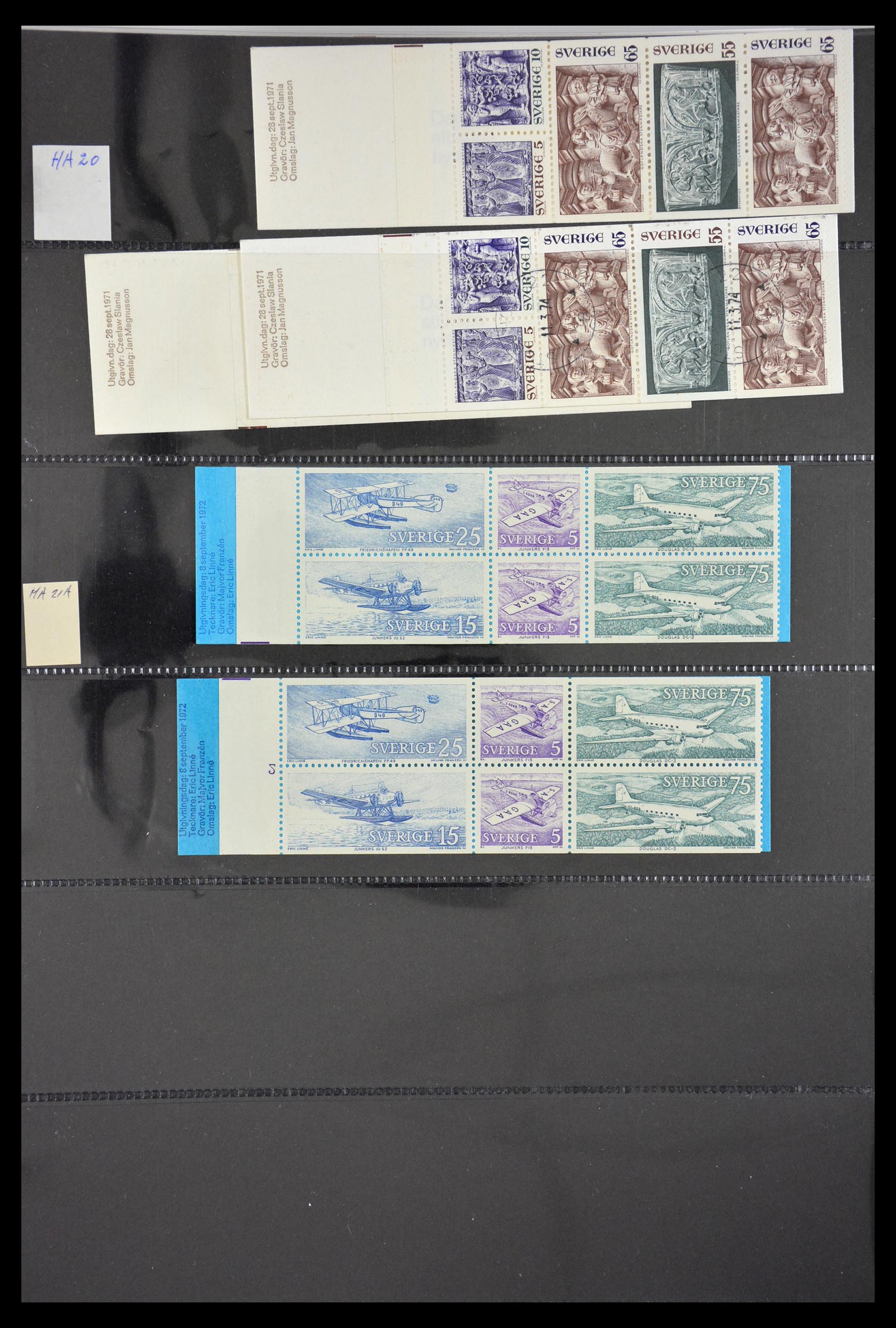 29368 021 - 29368 Zweden postzegelboekjes 1942-1996.