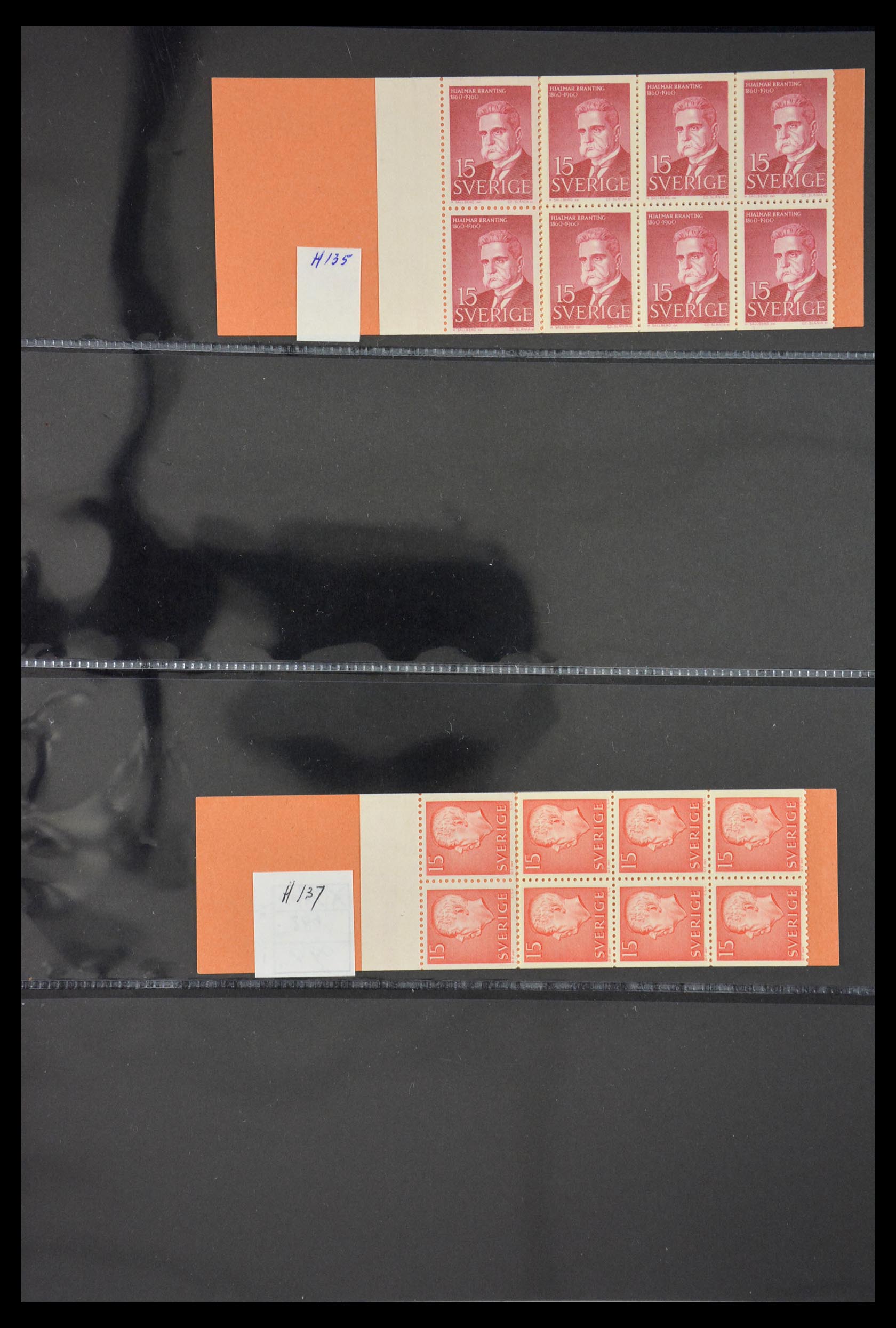29368 028 - 29368 Zweden postzegelboekjes 1942-1996.