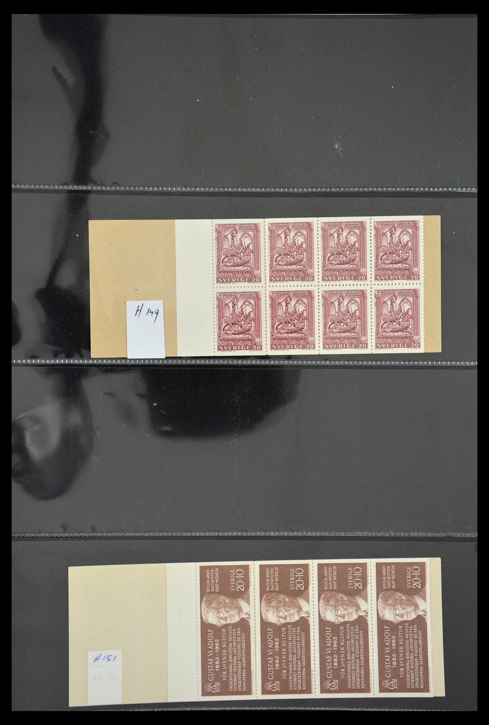 29368 030 - 29368 Zweden postzegelboekjes 1942-1996.