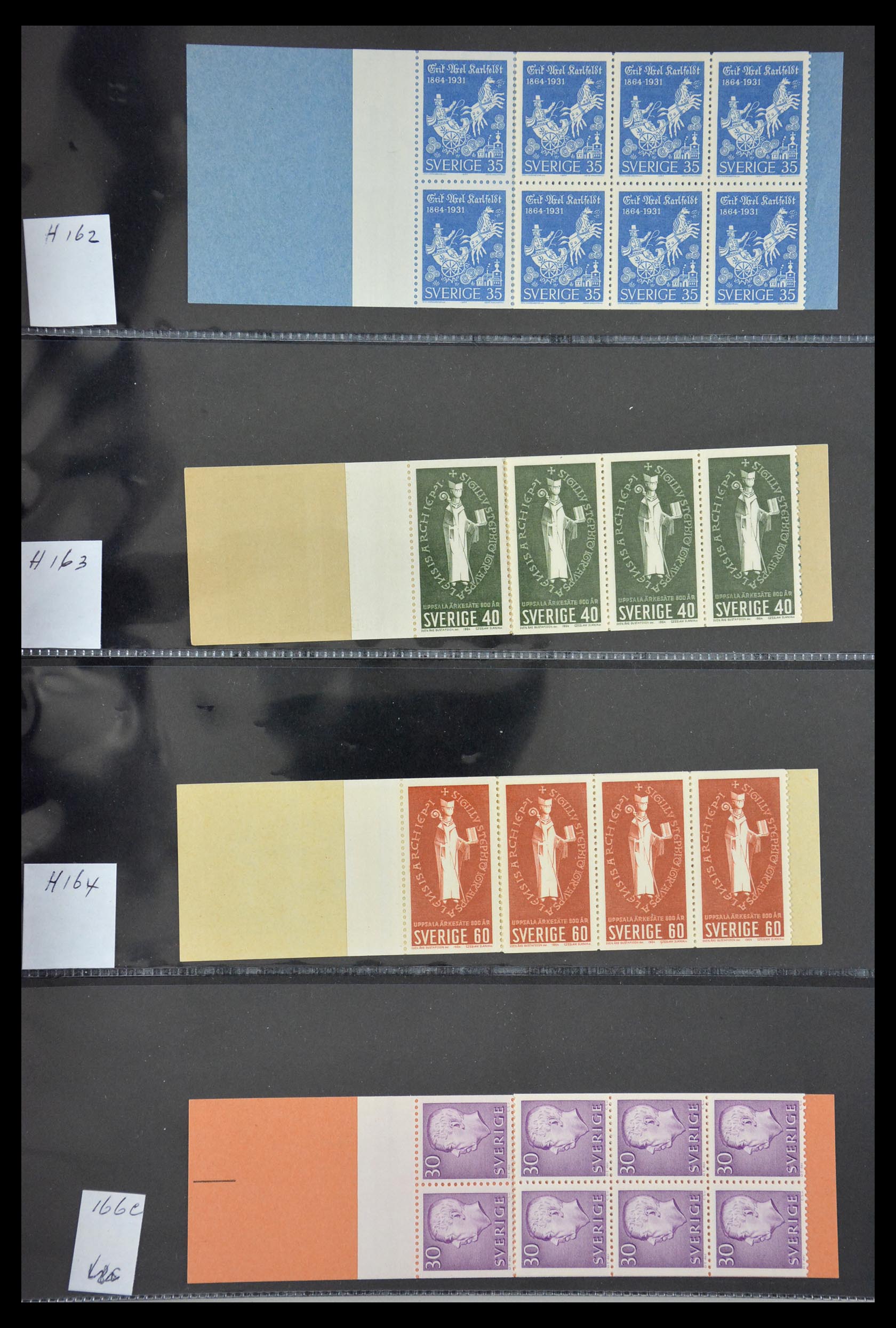 29368 033 - 29368 Zweden postzegelboekjes 1942-1996.