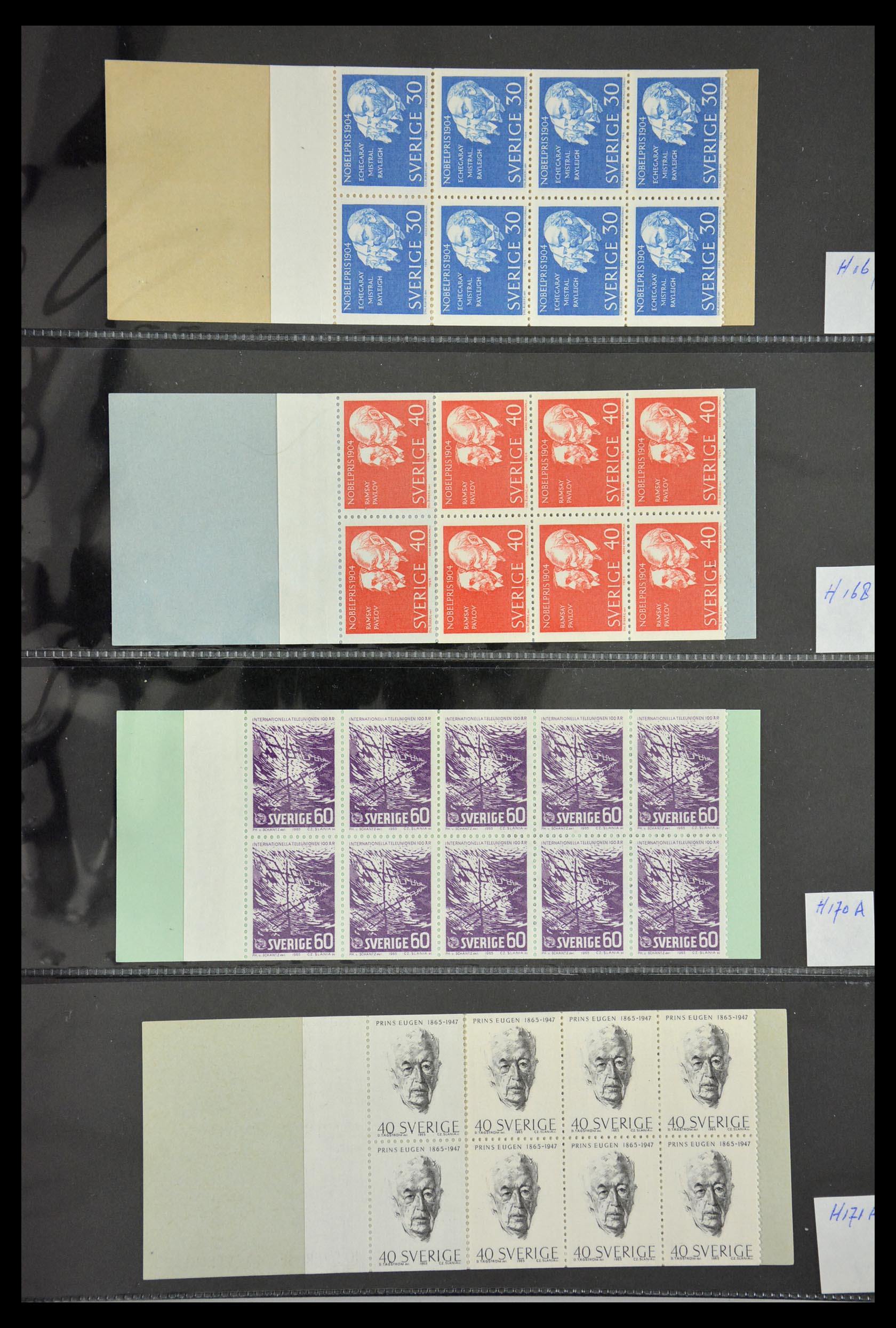 29368 034 - 29368 Sweden stamp booklets 1942-1996.