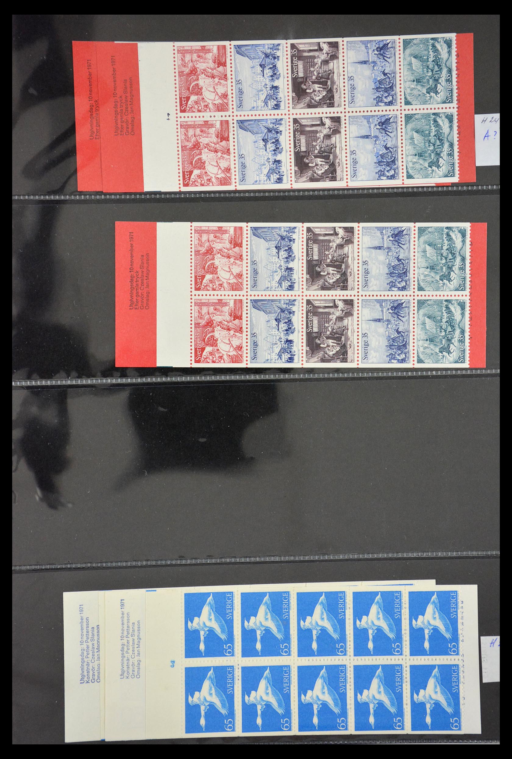 29368 058 - 29368 Zweden postzegelboekjes 1942-1996.
