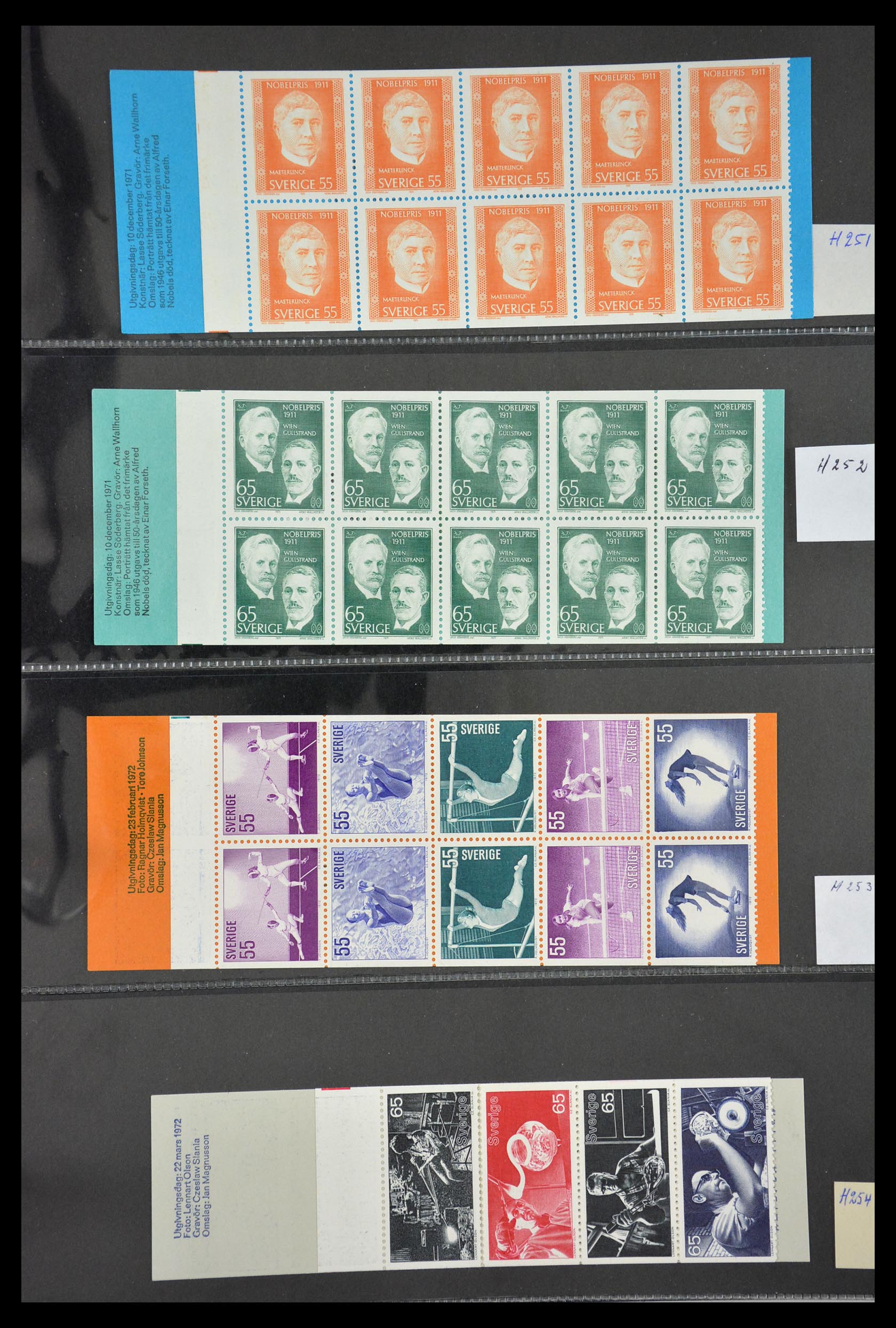 29368 059 - 29368 Zweden postzegelboekjes 1942-1996.