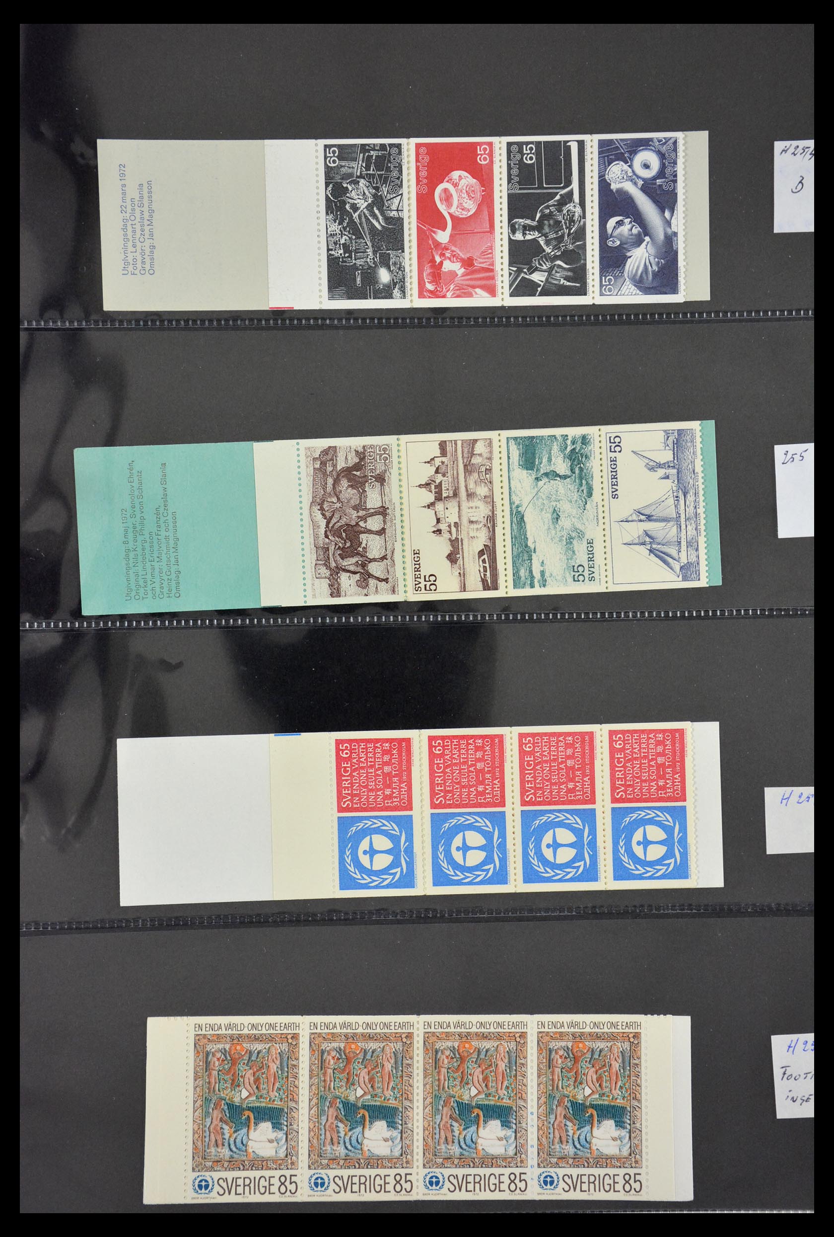 29368 060 - 29368 Sweden stamp booklets 1942-1996.