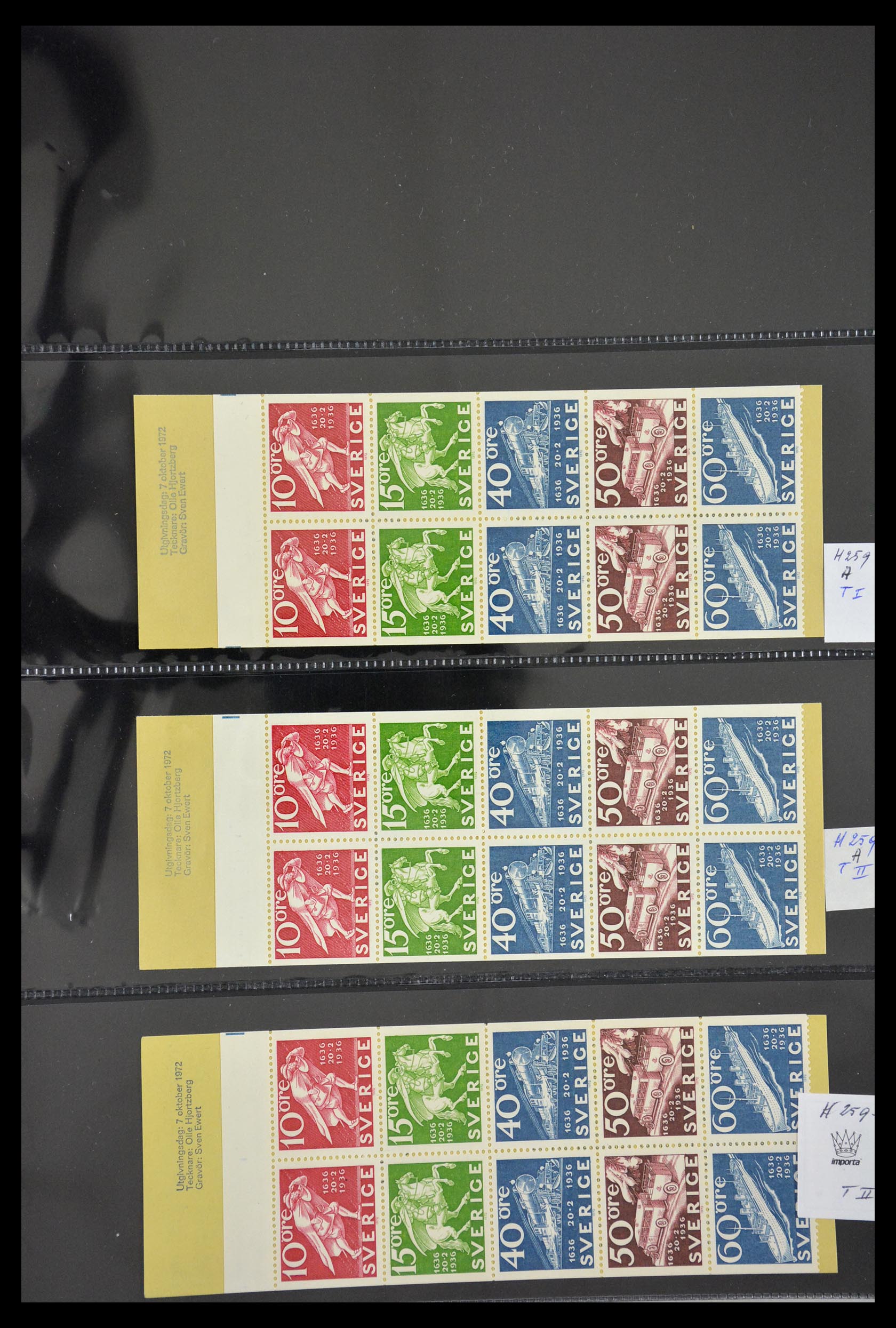 29368 061 - 29368 Zweden postzegelboekjes 1942-1996.
