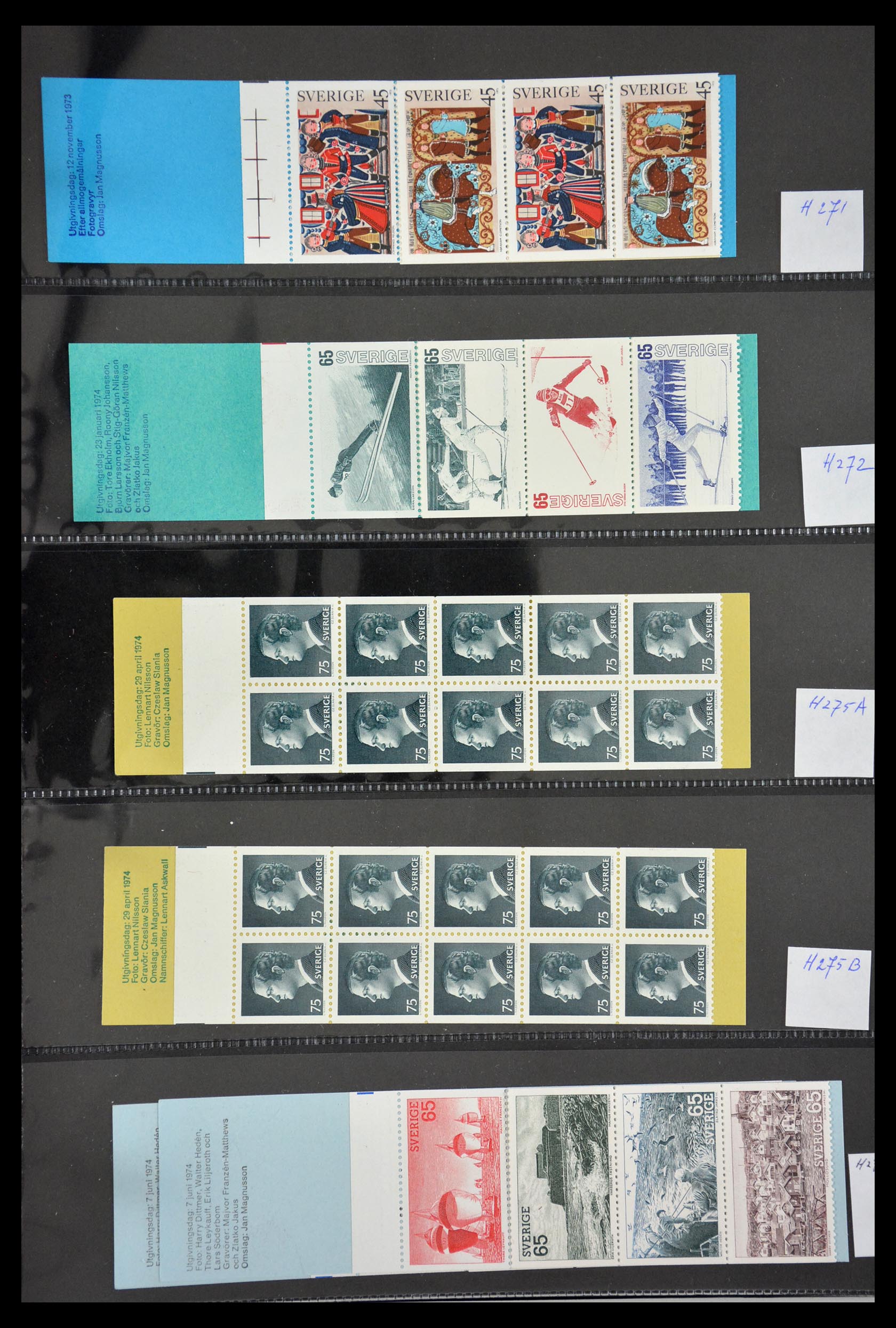 29368 066 - 29368 Zweden postzegelboekjes 1942-1996.