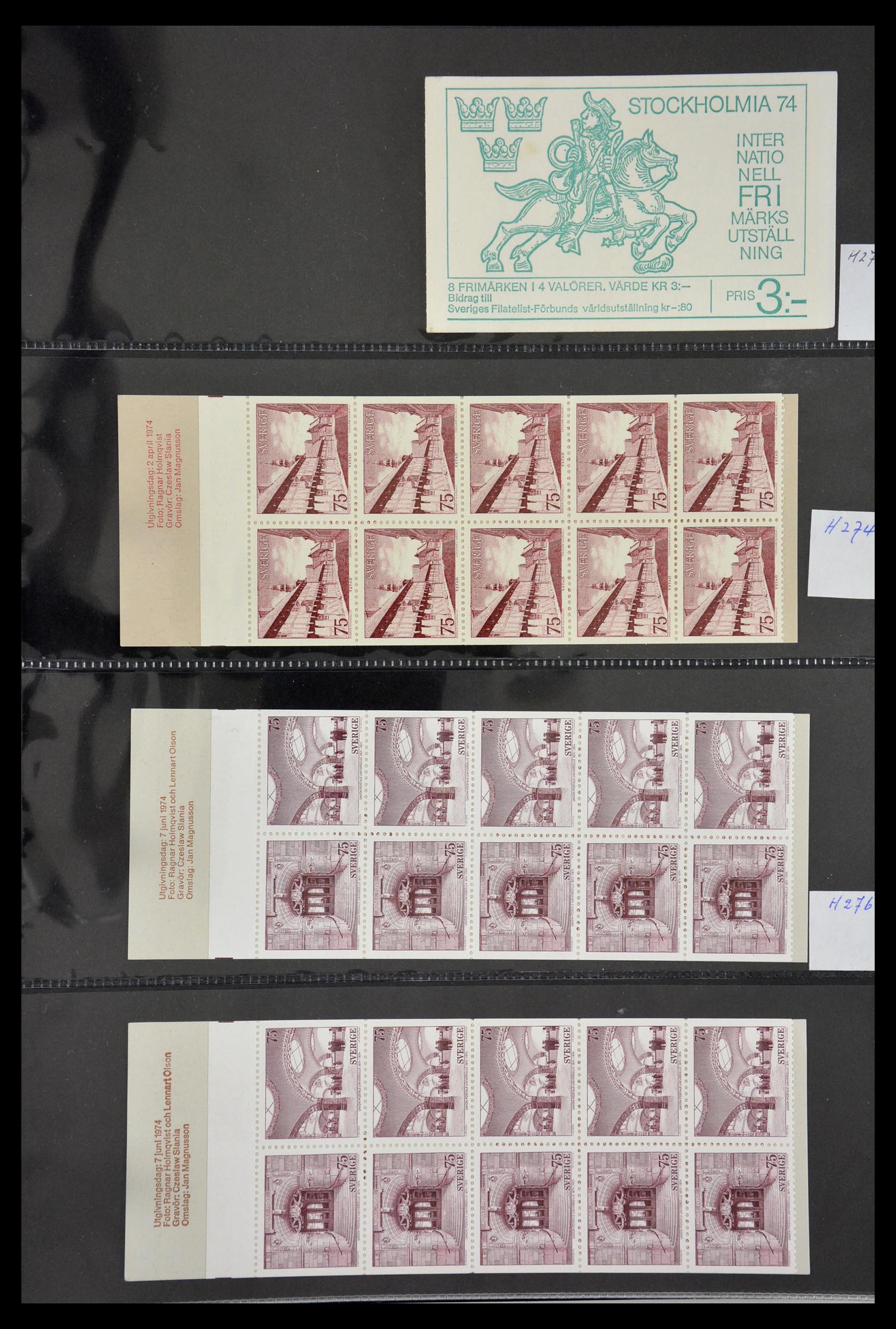 29368 067 - 29368 Zweden postzegelboekjes 1942-1996.