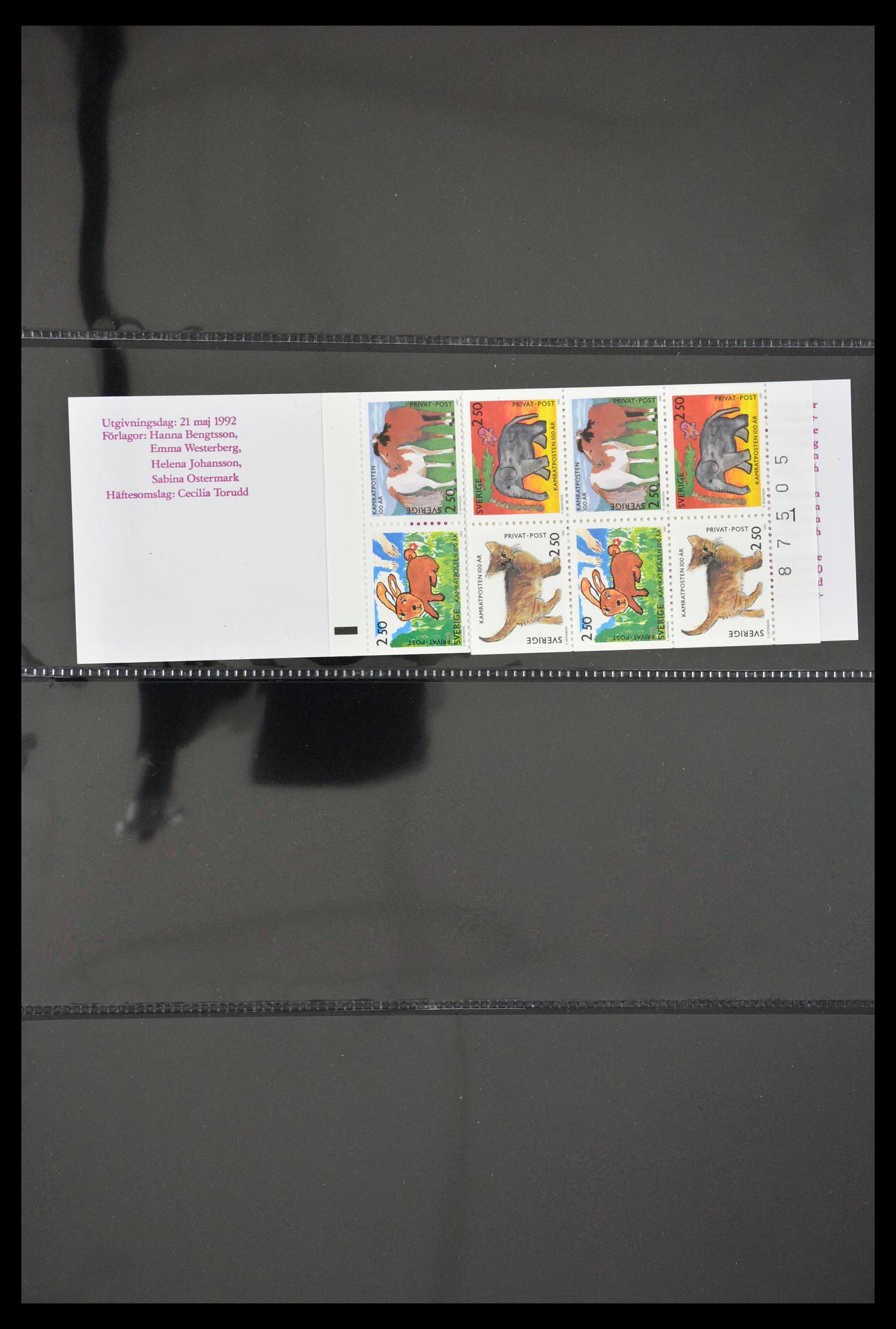 29368 075 - 29368 Zweden postzegelboekjes 1942-1996.