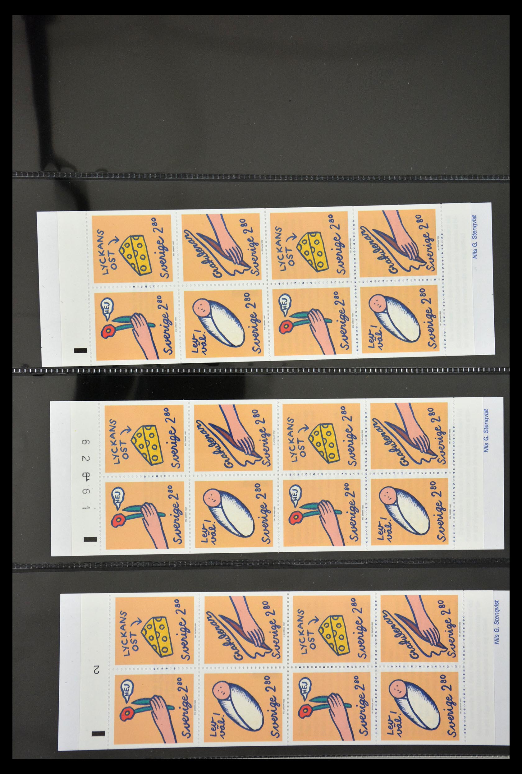 29368 077 - 29368 Zweden postzegelboekjes 1942-1996.