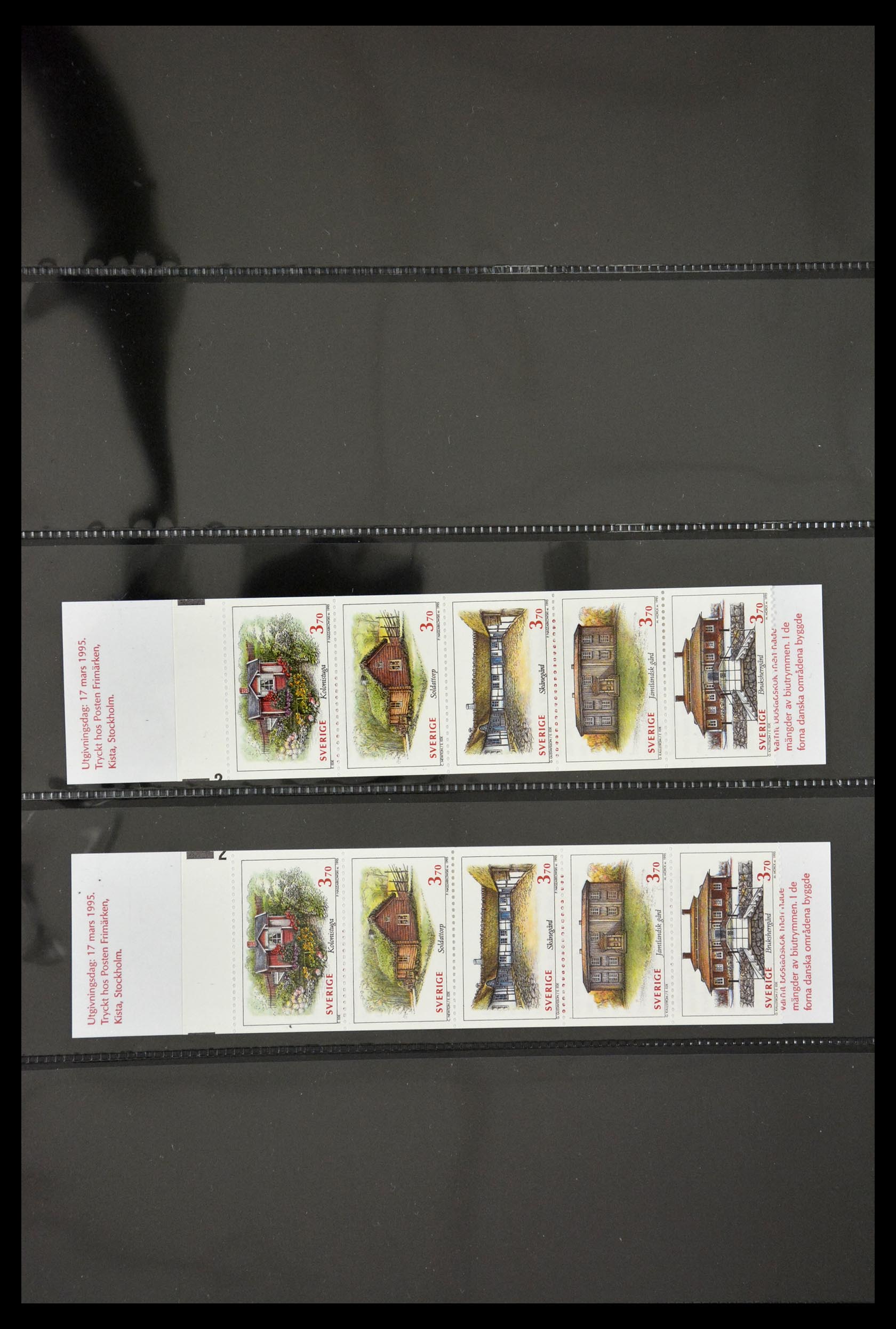 29368 090 - 29368 Zweden postzegelboekjes 1942-1996.