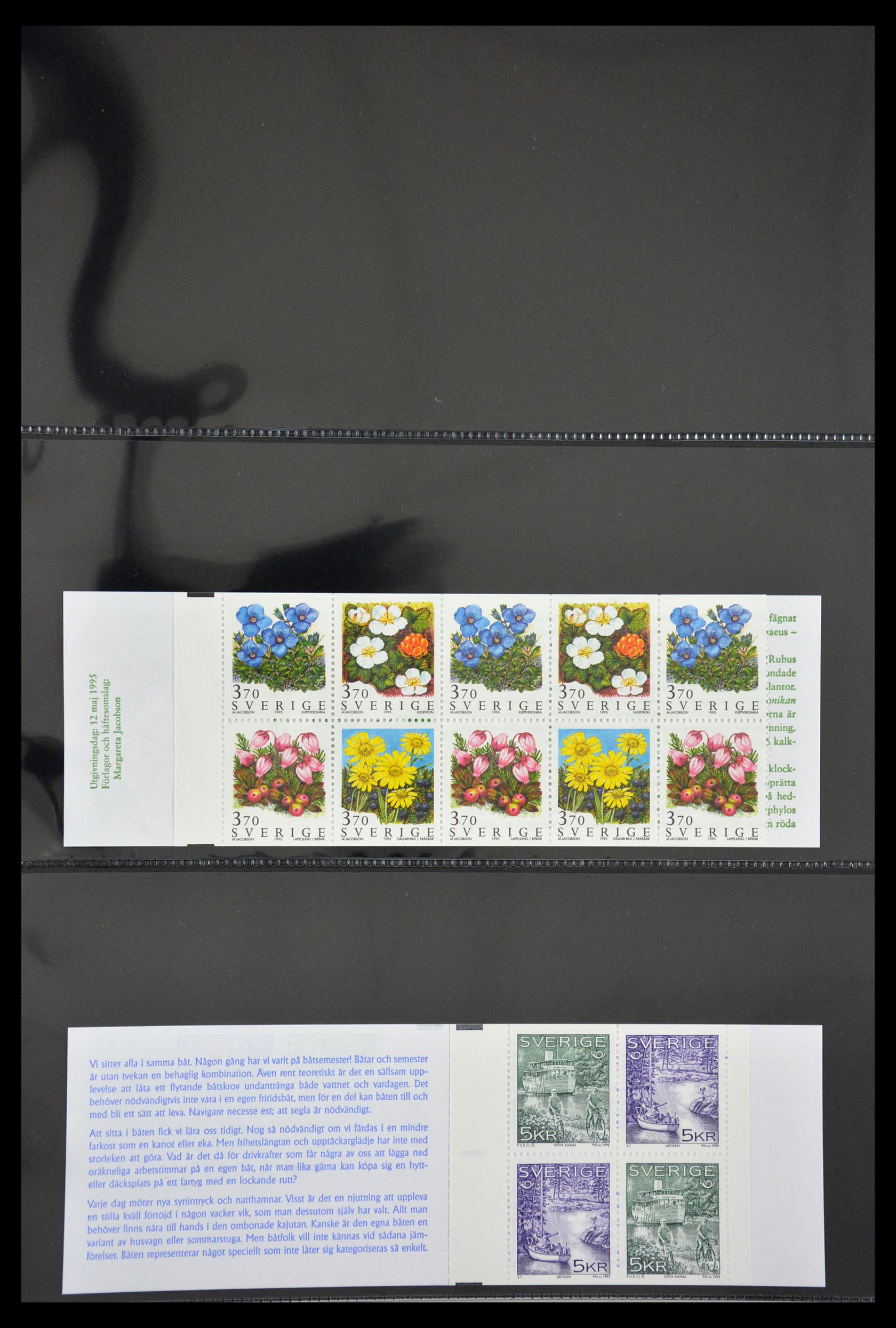 29368 092 - 29368 Zweden postzegelboekjes 1942-1996.