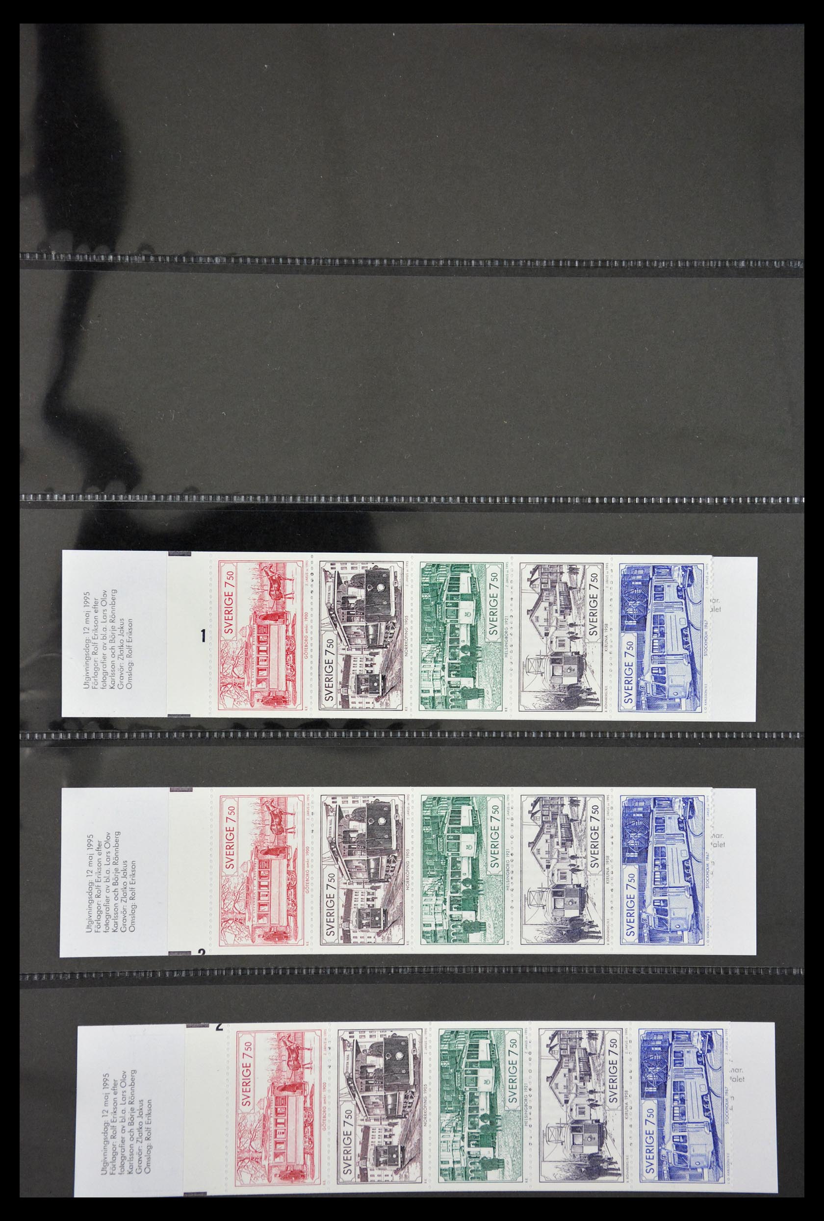 29368 093 - 29368 Zweden postzegelboekjes 1942-1996.