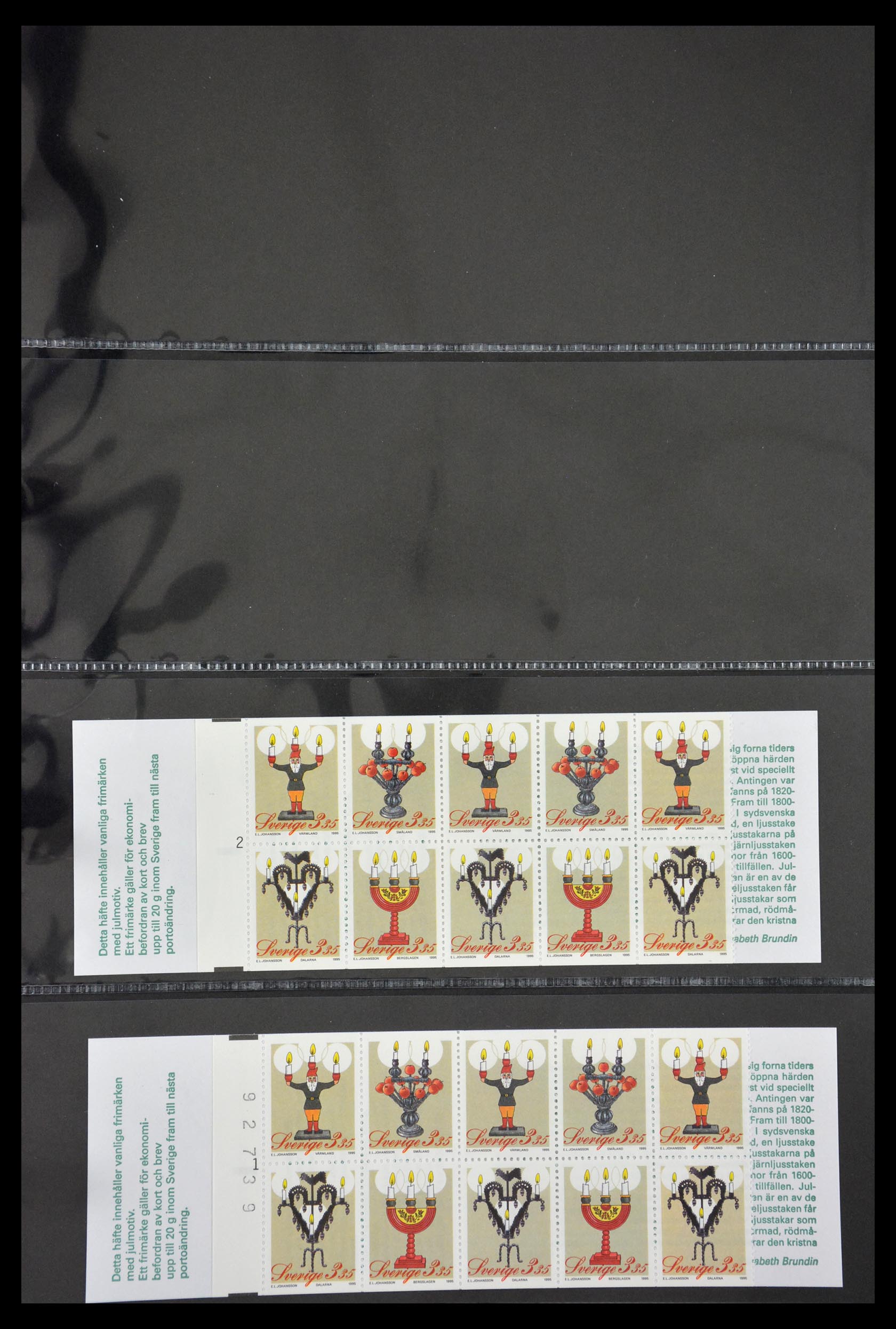 29368 097 - 29368 Zweden postzegelboekjes 1942-1996.