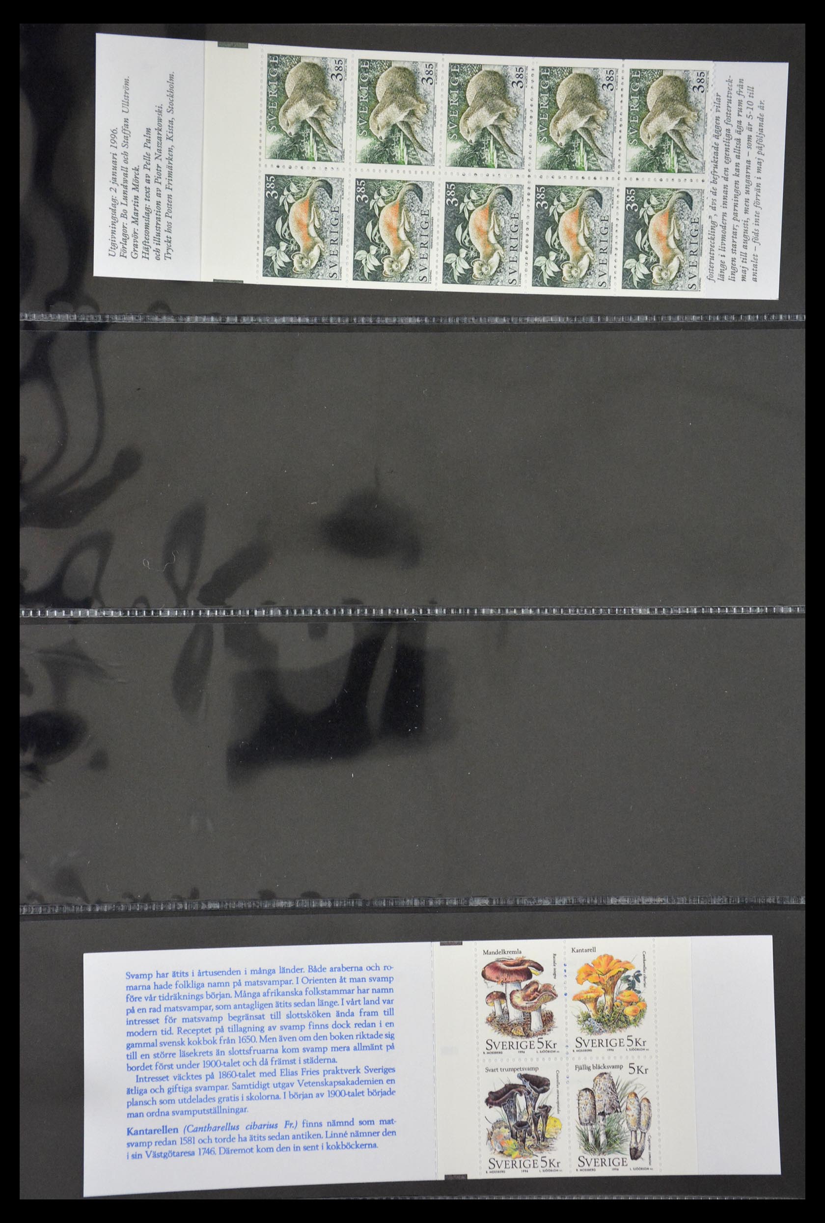 29368 099 - 29368 Zweden postzegelboekjes 1942-1996.