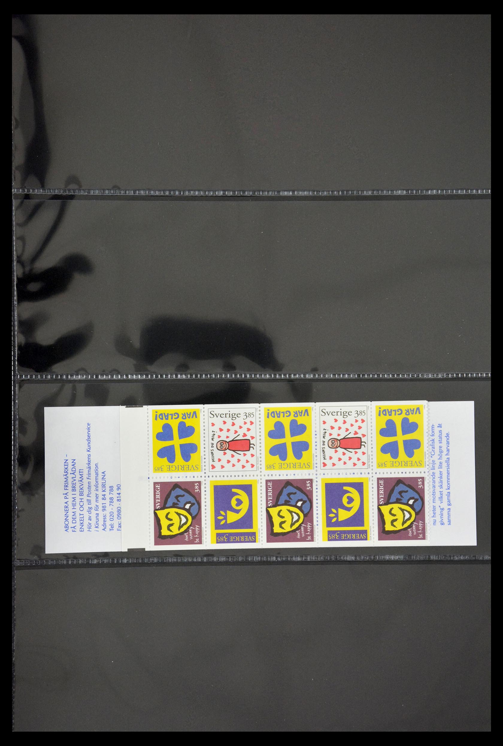 29368 104 - 29368 Zweden postzegelboekjes 1942-1996.