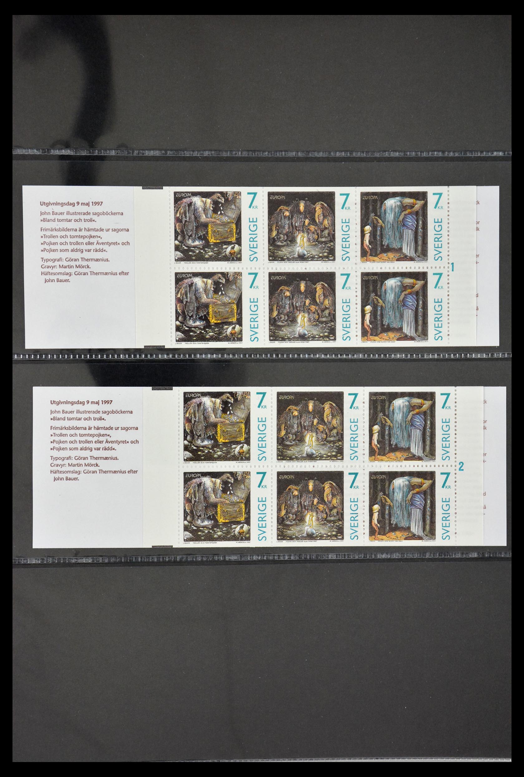 29368 112 - 29368 Zweden postzegelboekjes 1942-1996.